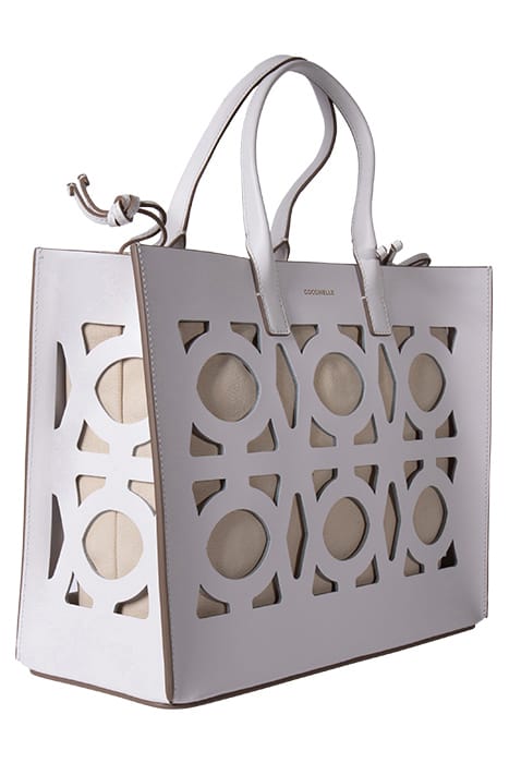 TOTE BAG IN CUT OUT LEATHER PRINT 4