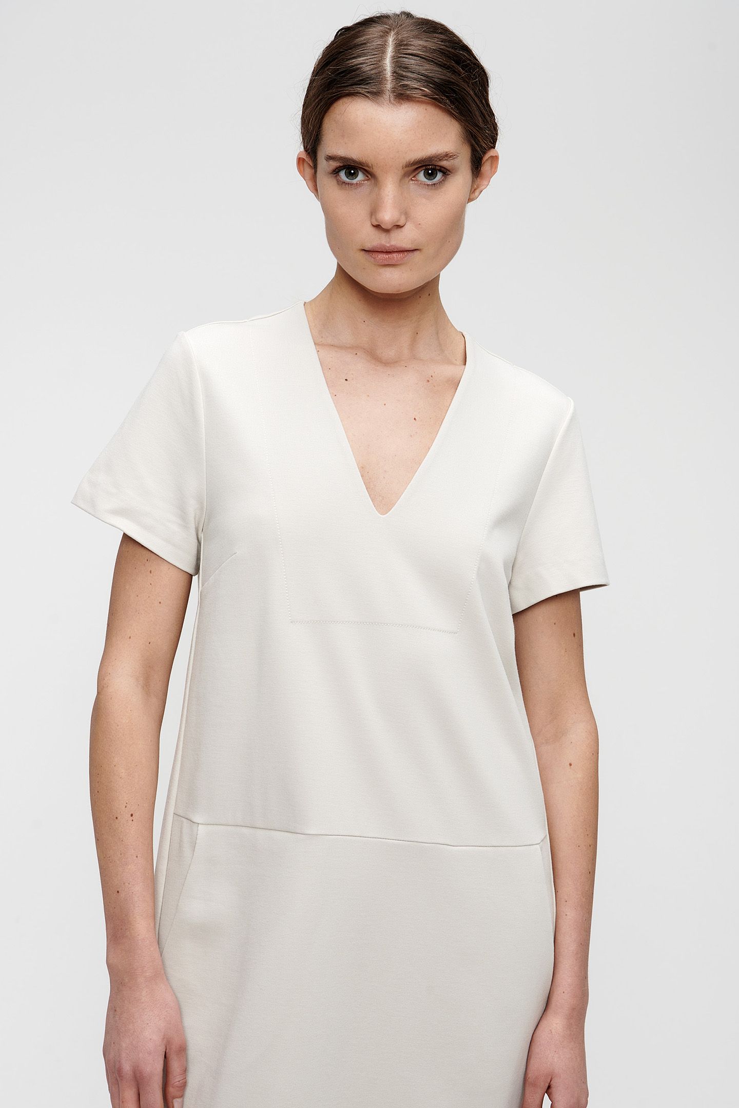 EASY SHIFT DRESS LATTE 4