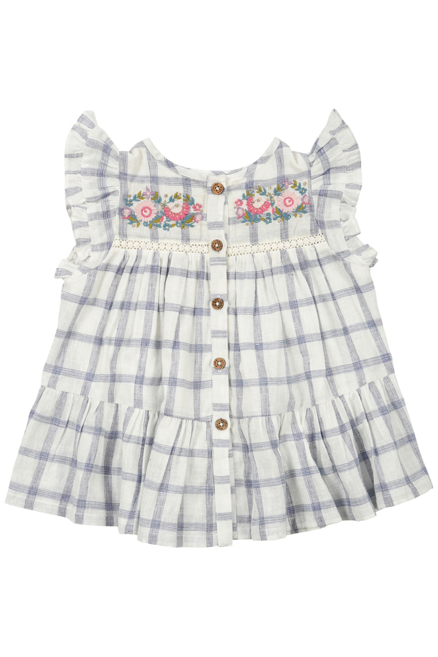 DRESS CARLINA BLUE RIVER CHECKS 1