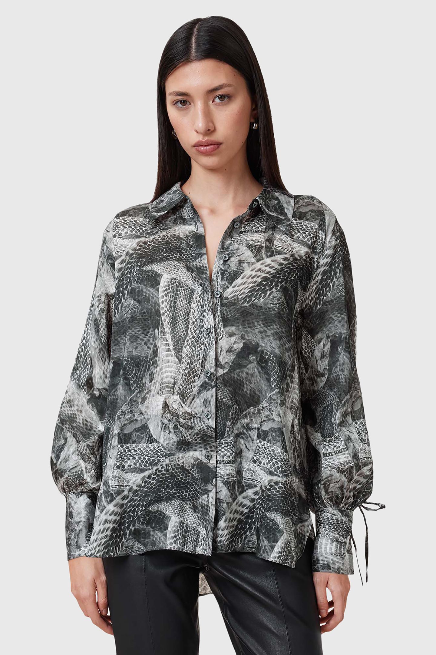 LEYLA SHIRT EVOLVE SLATE GREY 1