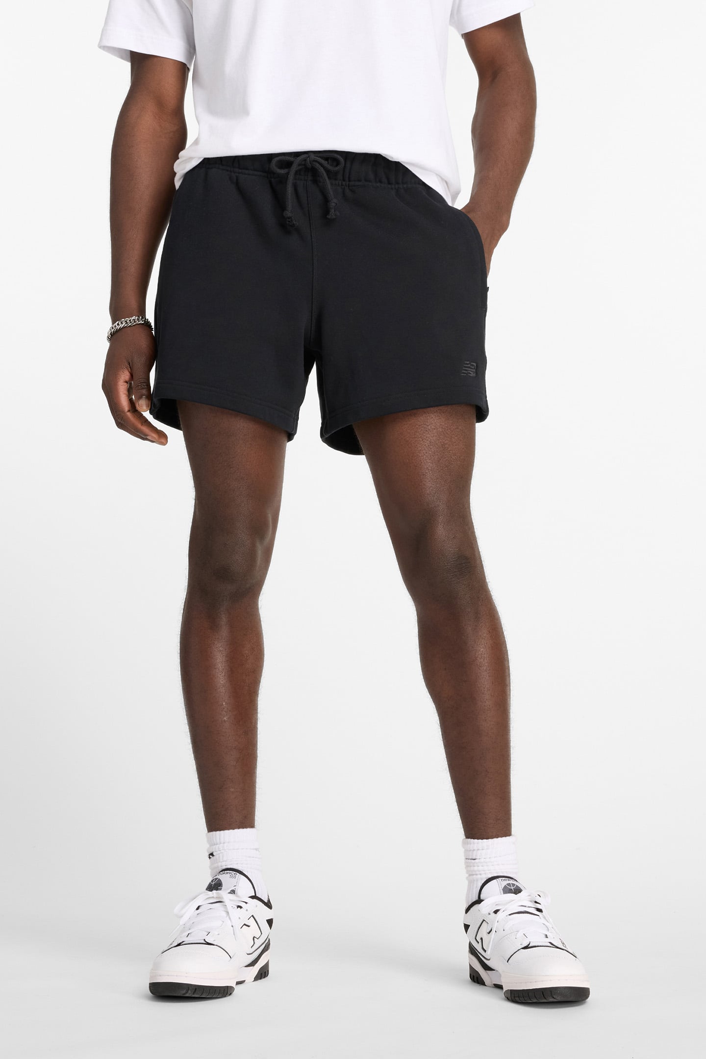 SWEAT SHORTS IN BLACK 1