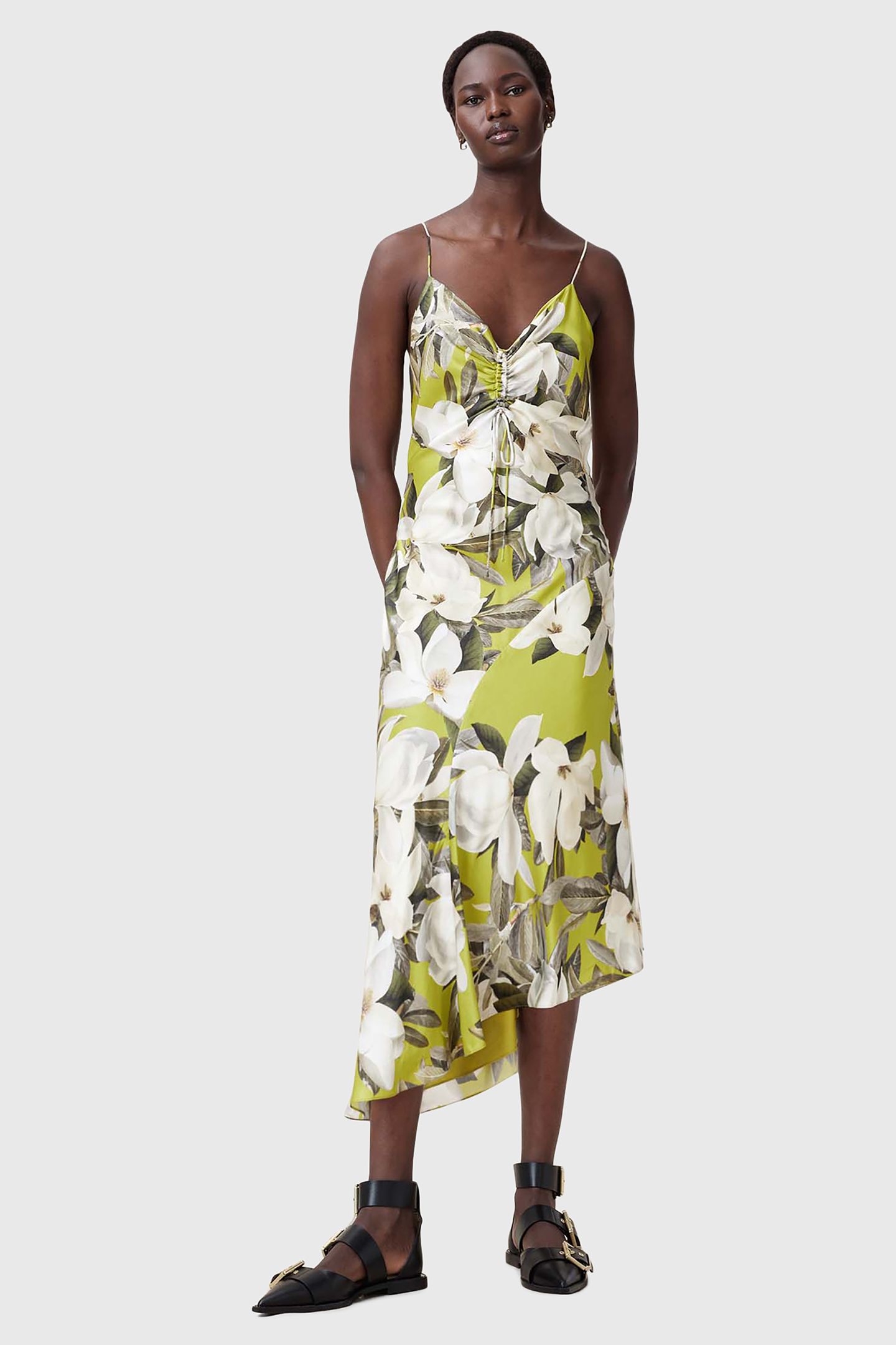 ALEXIA DRESS REVIVE STEM GREEN 1