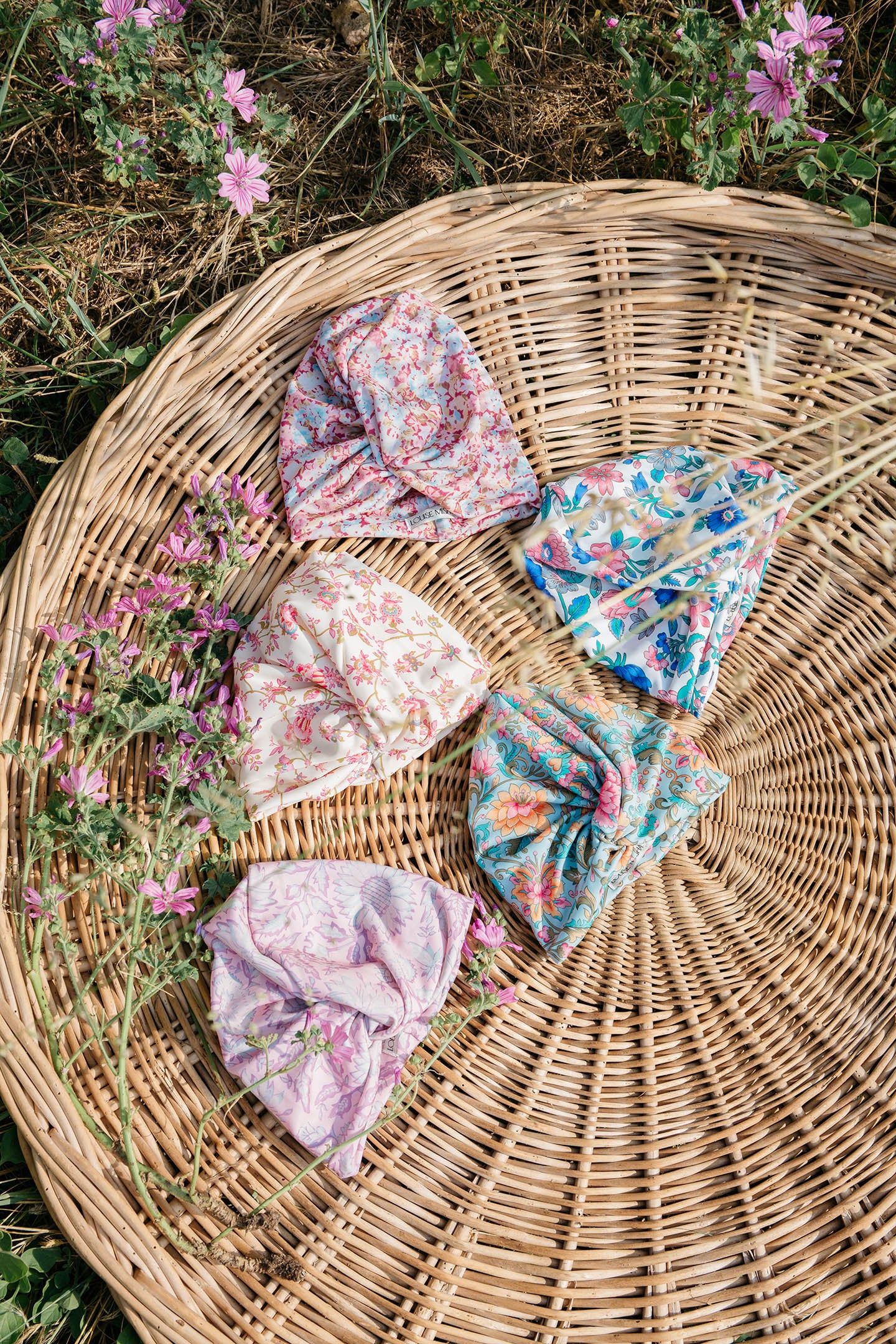 BATHING TURBAN ABINA CREAM BUCOLIA FIELDS 3