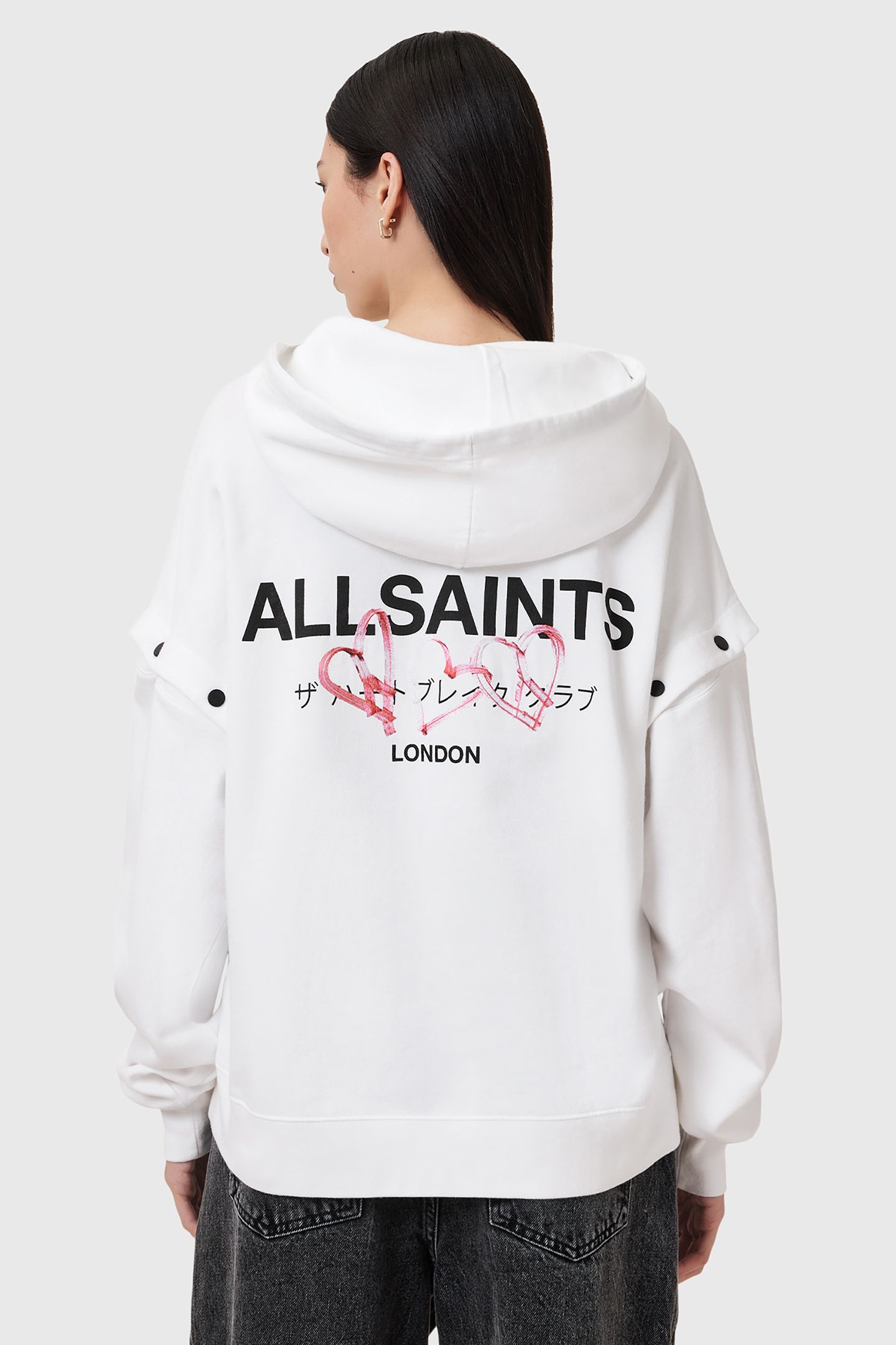 AMORE AMPHIE HOODY OPTIC WHITE 2