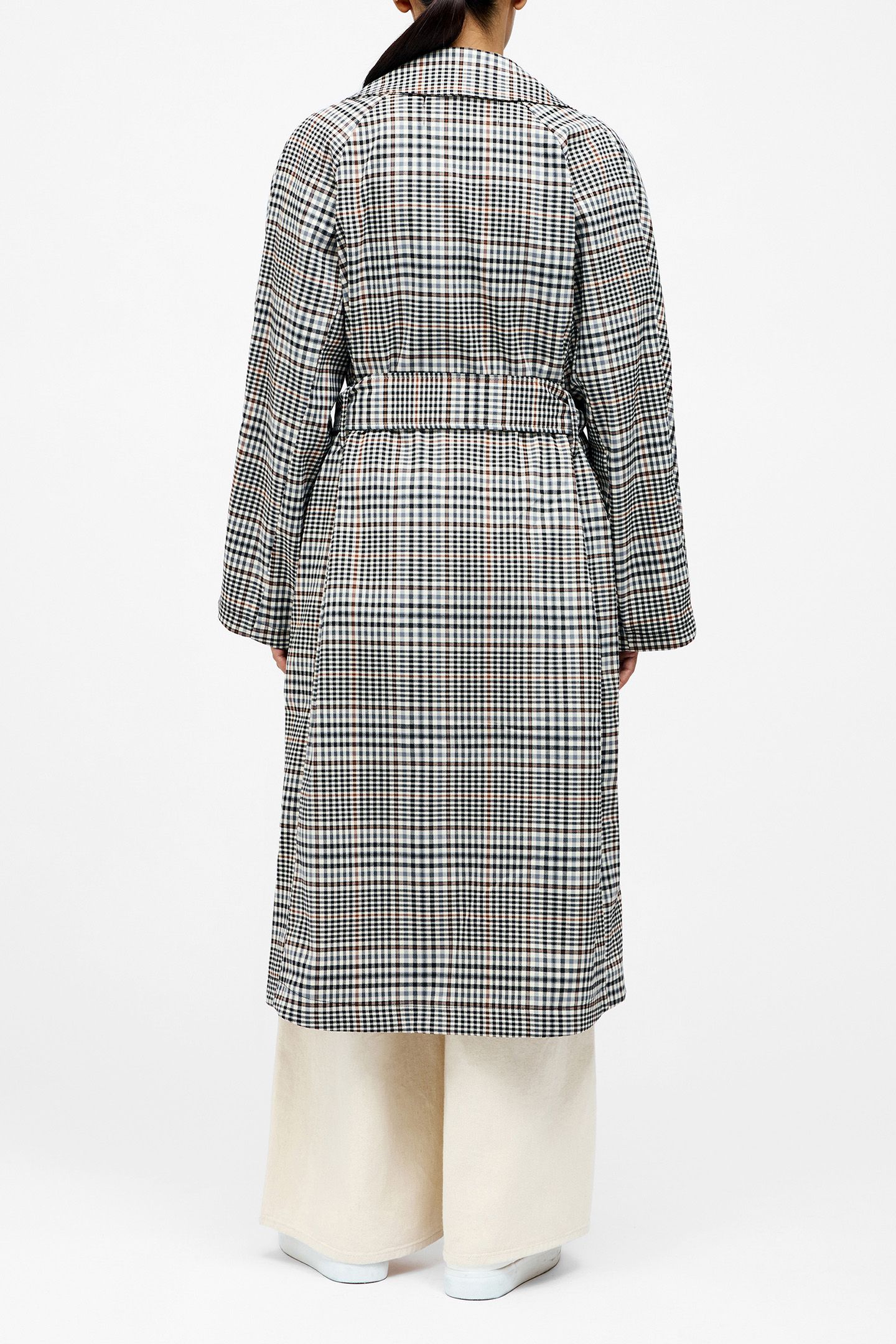 CHECK TRENCH COAT MULTI 2