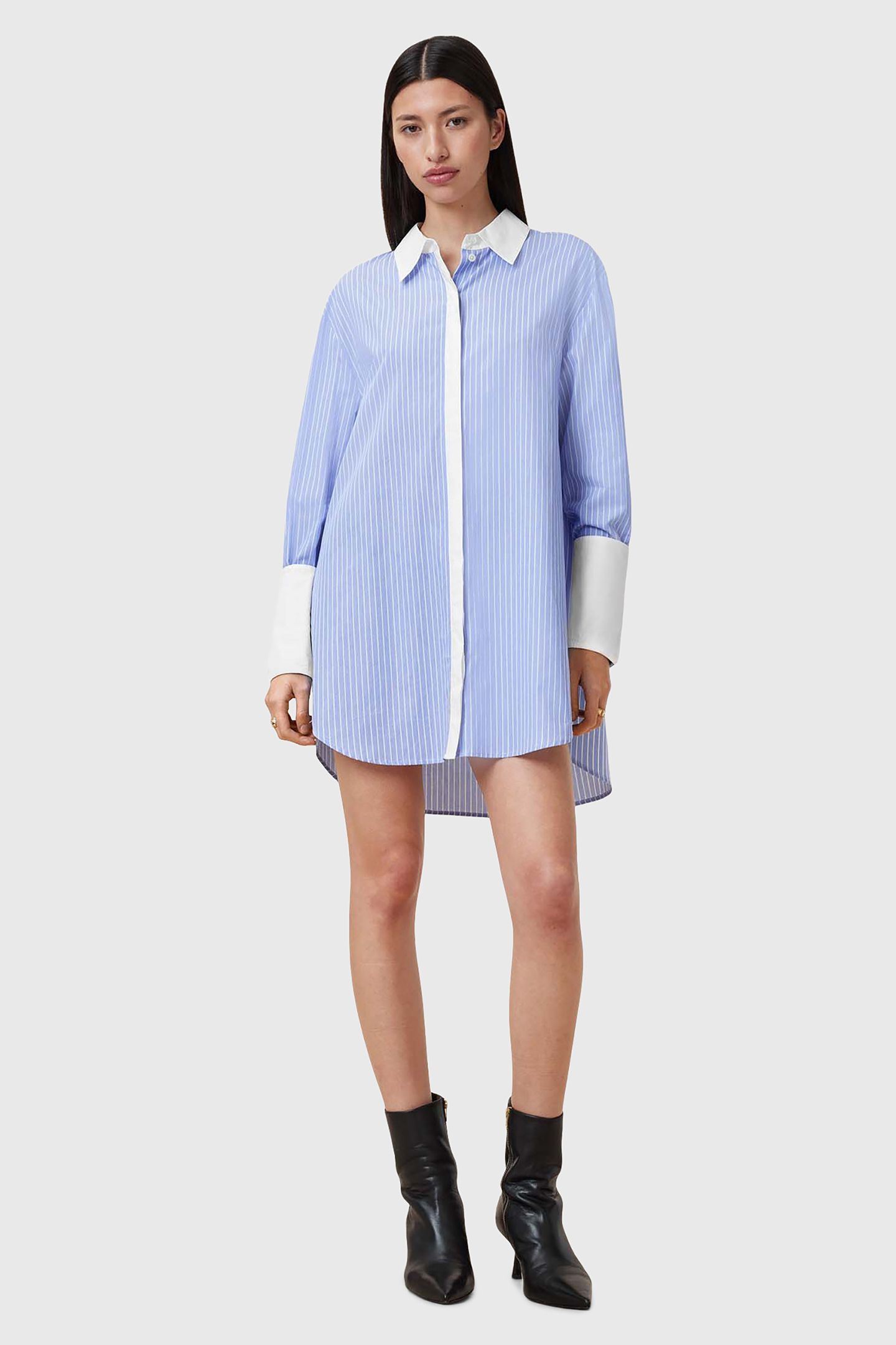 ALBER STRIPE DRESS BLUE/WHITE 3