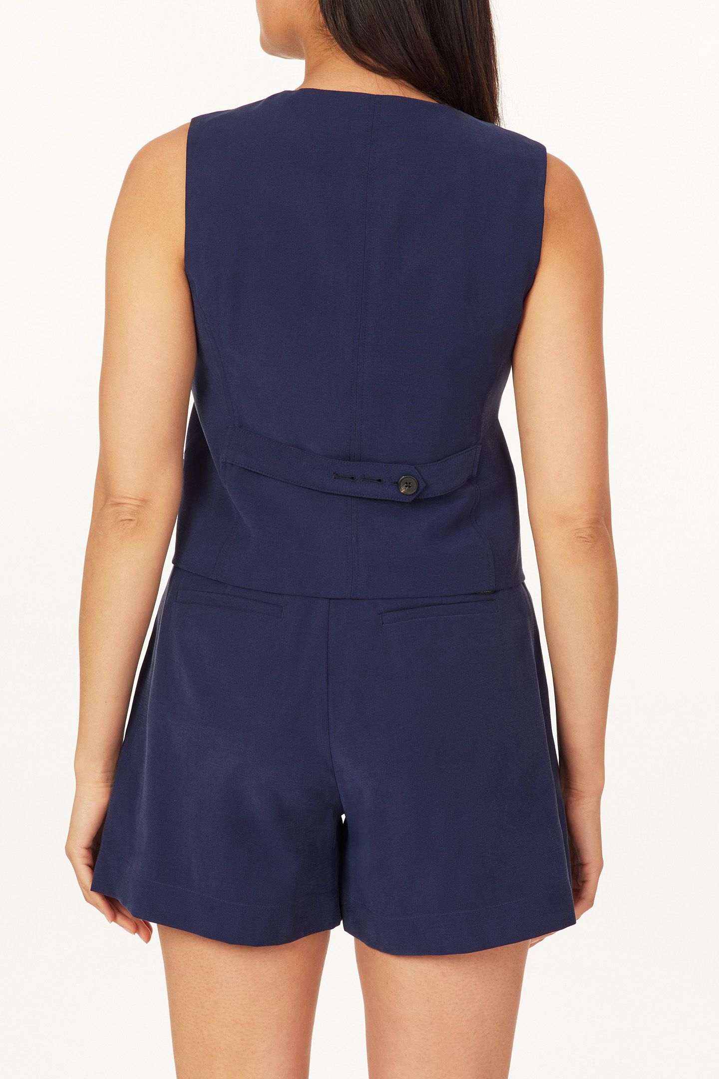 TWILL VEST MARITIME BLUE 2
