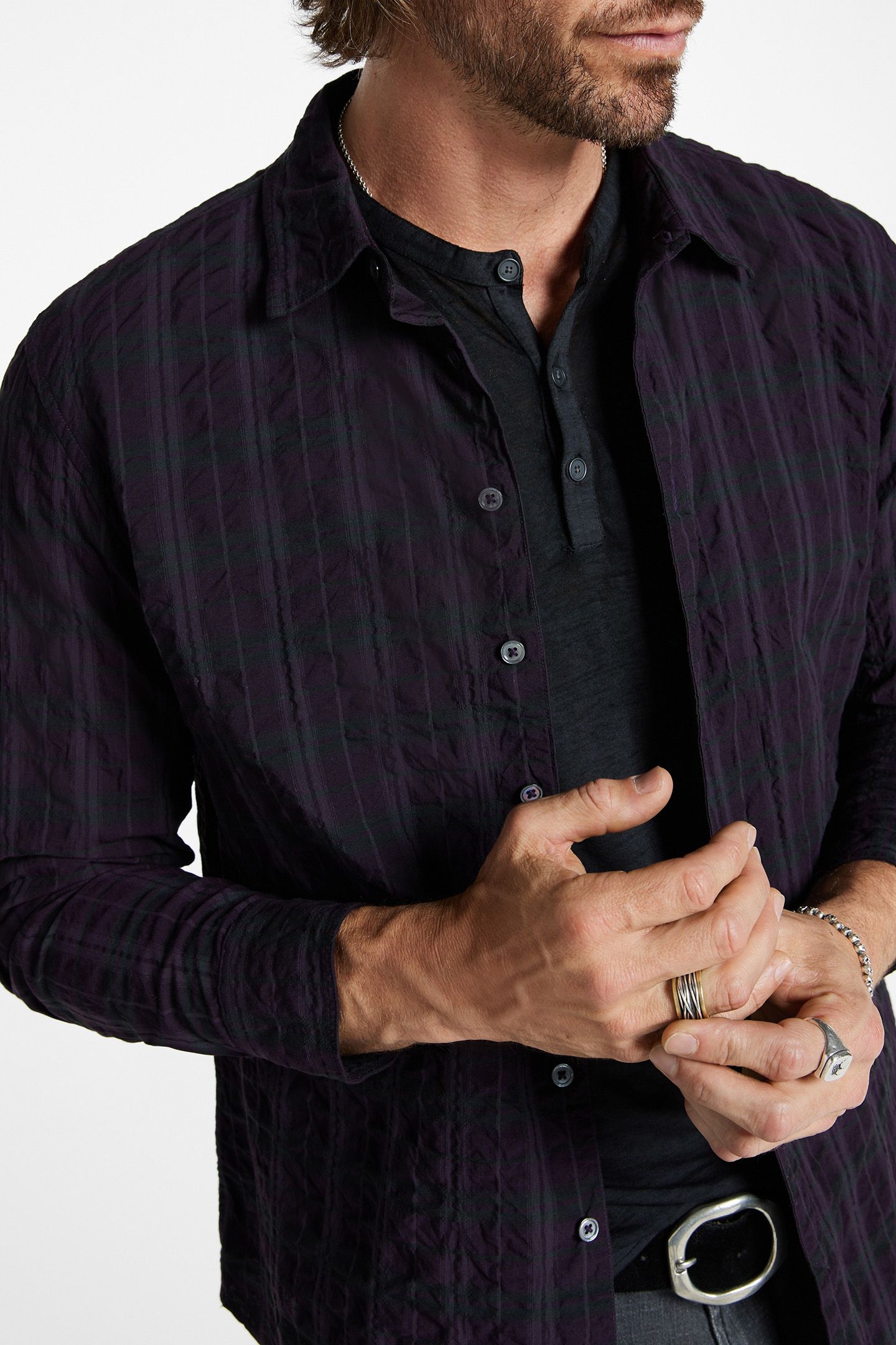 NYE SHIRT CLASSIC FIT SHI REGAL PURPLE 3