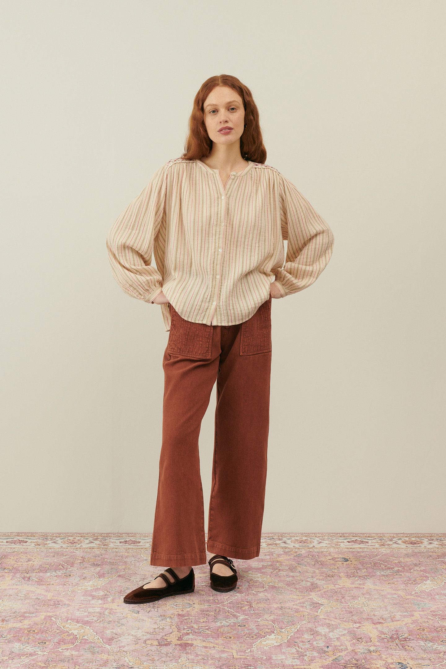 SHIRT JEANNE MULTICOLOR STRIPES 1