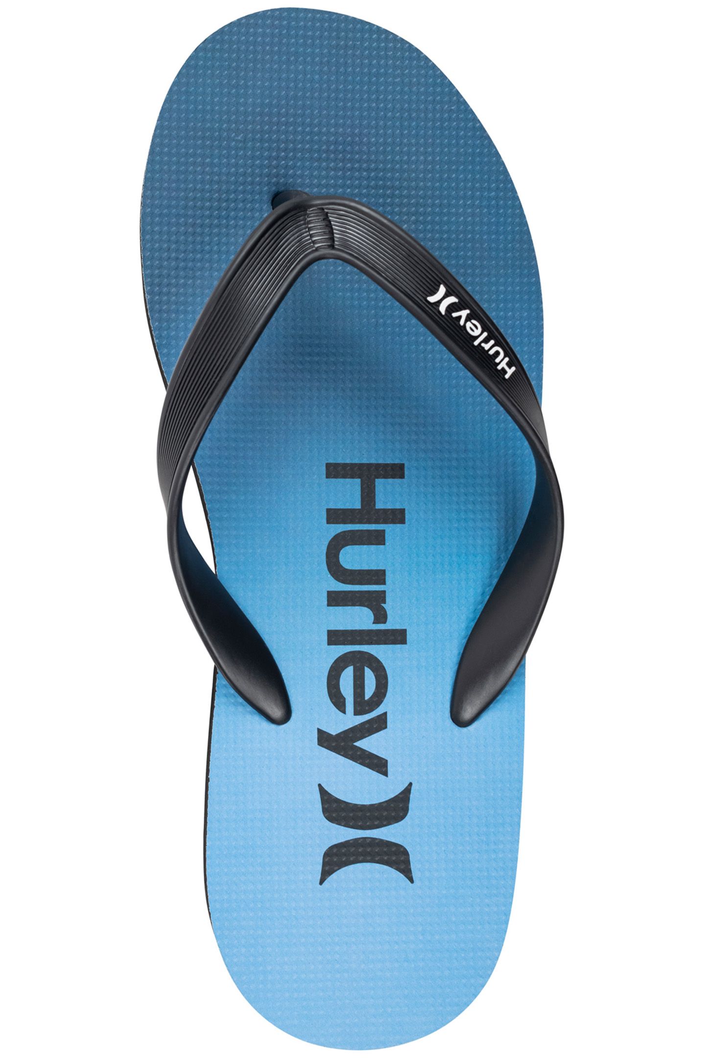 1PK MENS PRINTED FLIP FLOP NAVY/LT BLUE 3