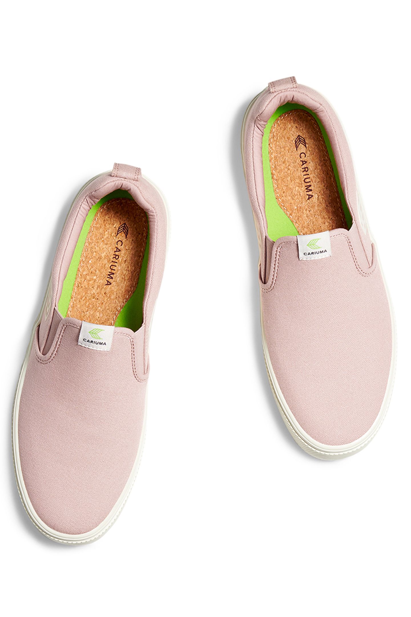 SLIP-ON ROSE CANVAS IVORY LOGO SNEAKER 4