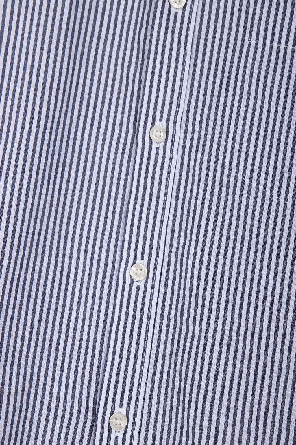SEERSUCKER POCKET STRIPE SHORT SLEEVE SHIRT MARINE 5