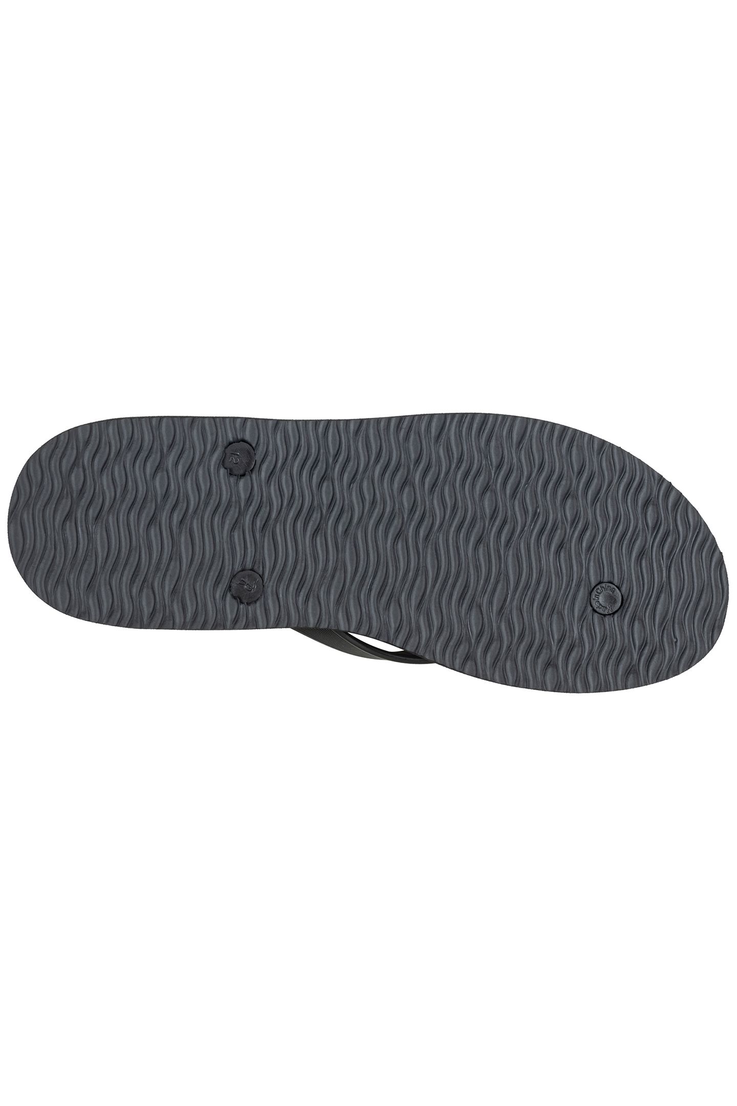 1PK MENS PRINTED FLIP FLOP BLACK / WHITE 4