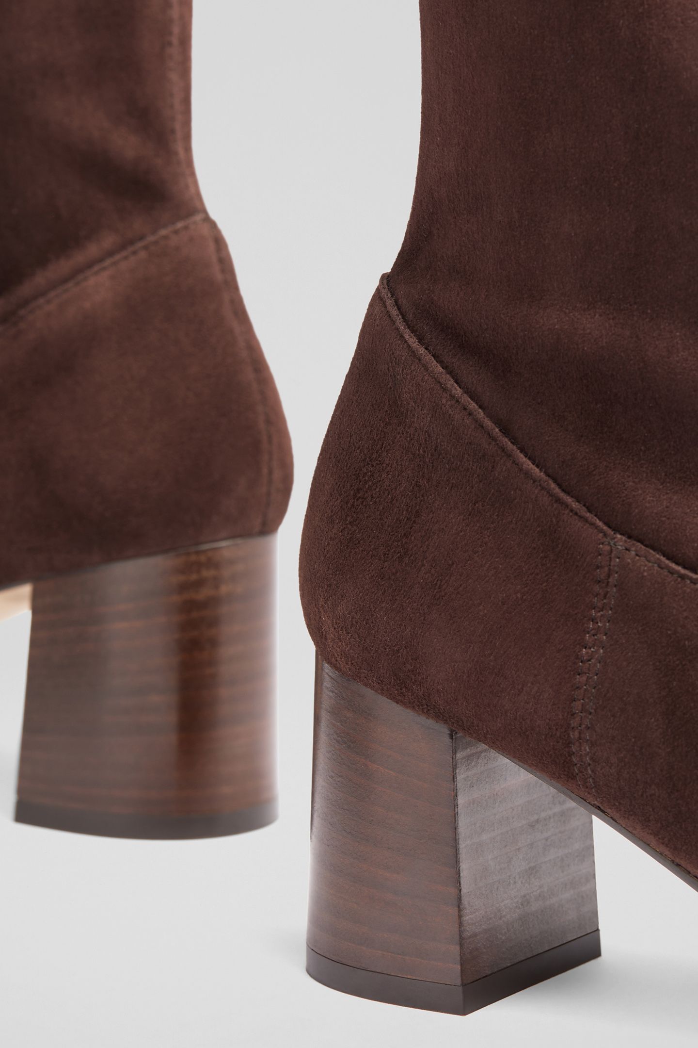 AB HARP BLOCK HEEL STRETC DARK CHOCOLATE 4