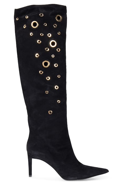 LEHAR STIVALE SUEDE+DECORO OCC BLACK 1