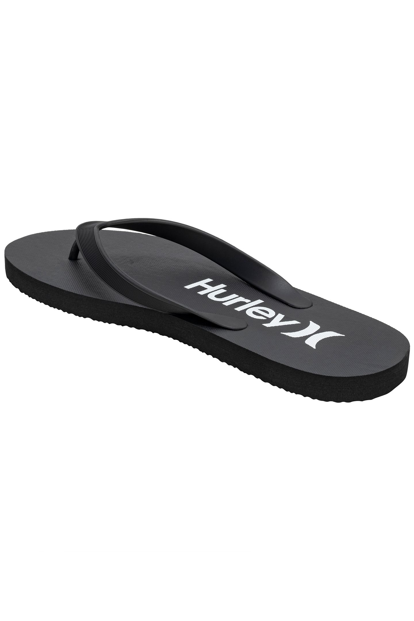 1PK MENS PRINTED FLIP FLOP BLACK / WHITE 5