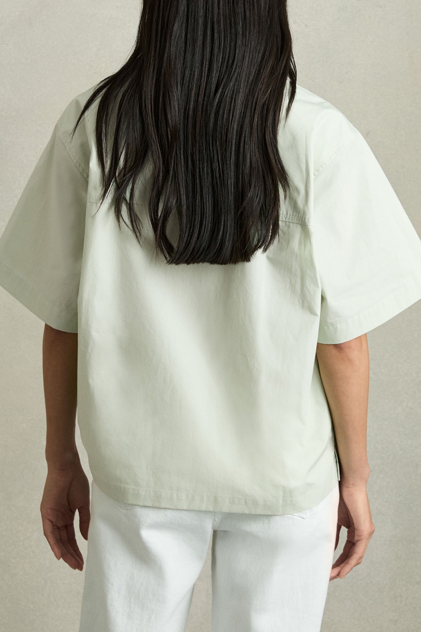 JORDAN SHORTSLEEVE COTTON SHIRT GREEN 2