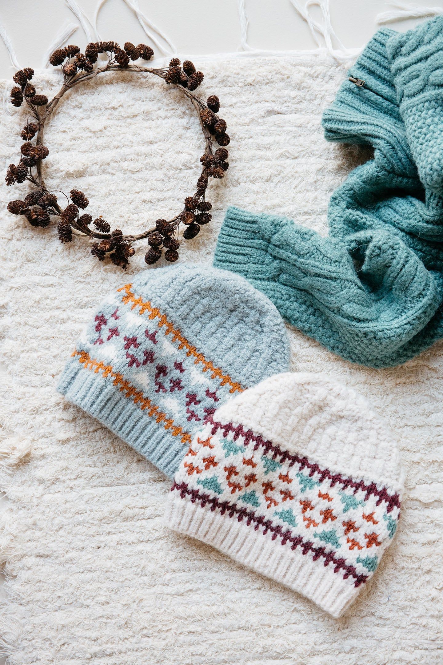 BEANIE MICHEL CREAM 3