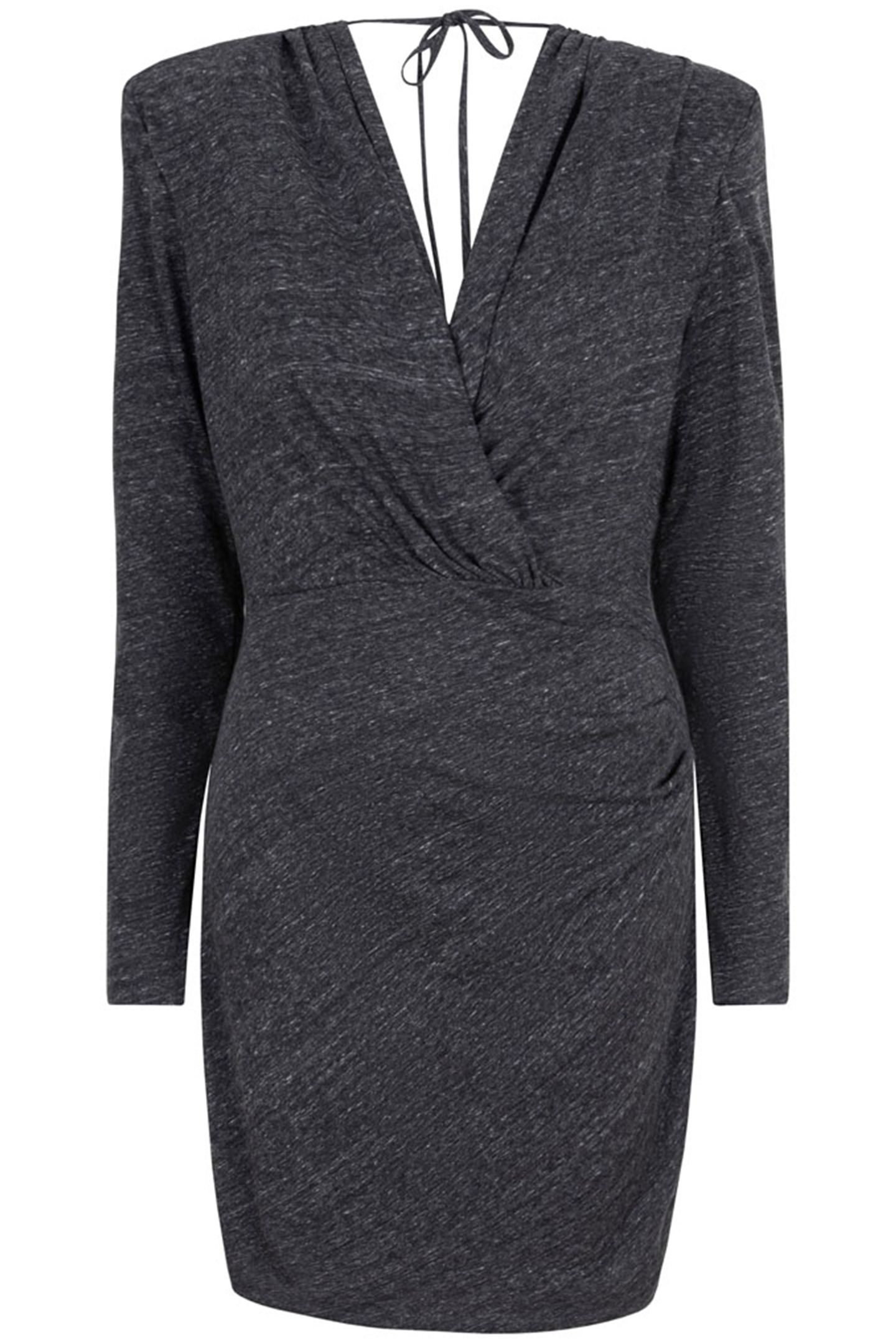 FAEZA CROSSOVER MINI DRESS GRAPHITE 3