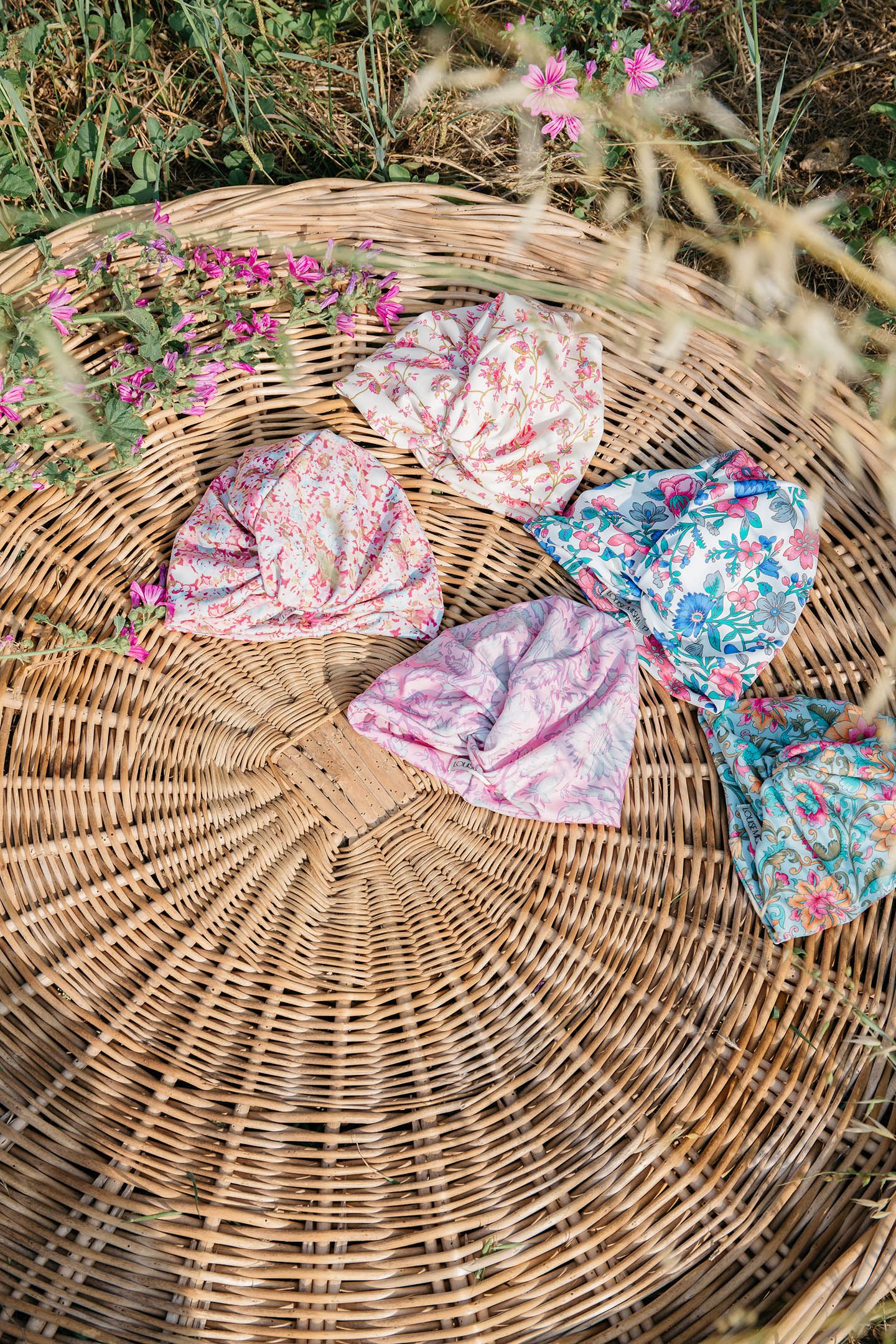 BATHING TURBAN ABINA PINK SWEET PASTEL 2