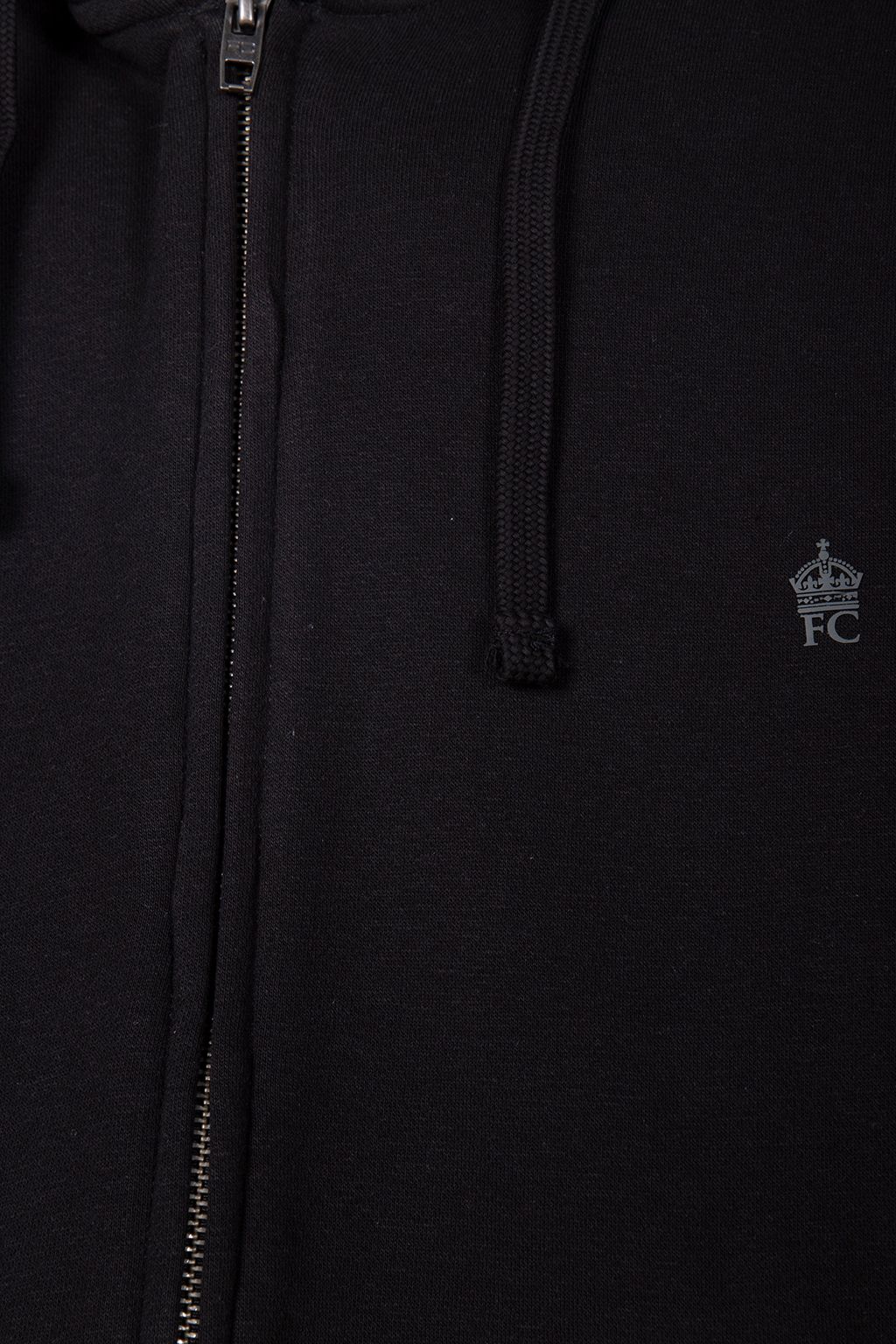 FC ZIP HOOD BLACK/GUNMETAL 5