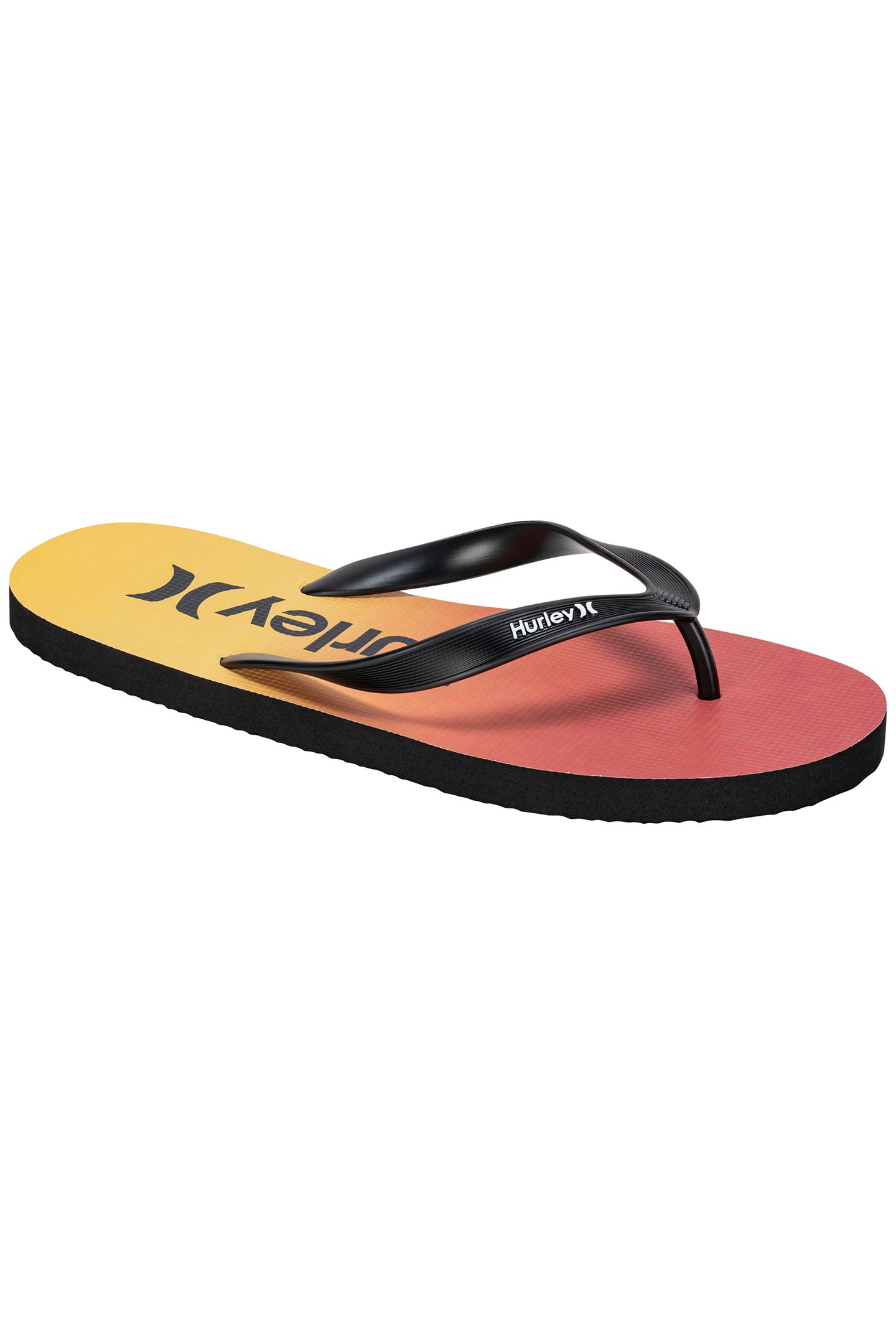 1PK MENS PRINTED FLIP FLOP BRIGHT RED 2