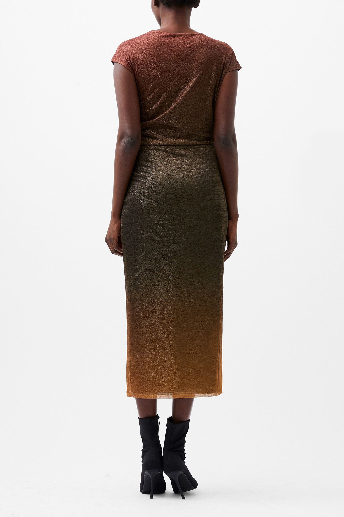 SELA LUREX MIDI DRESS MULTI 2