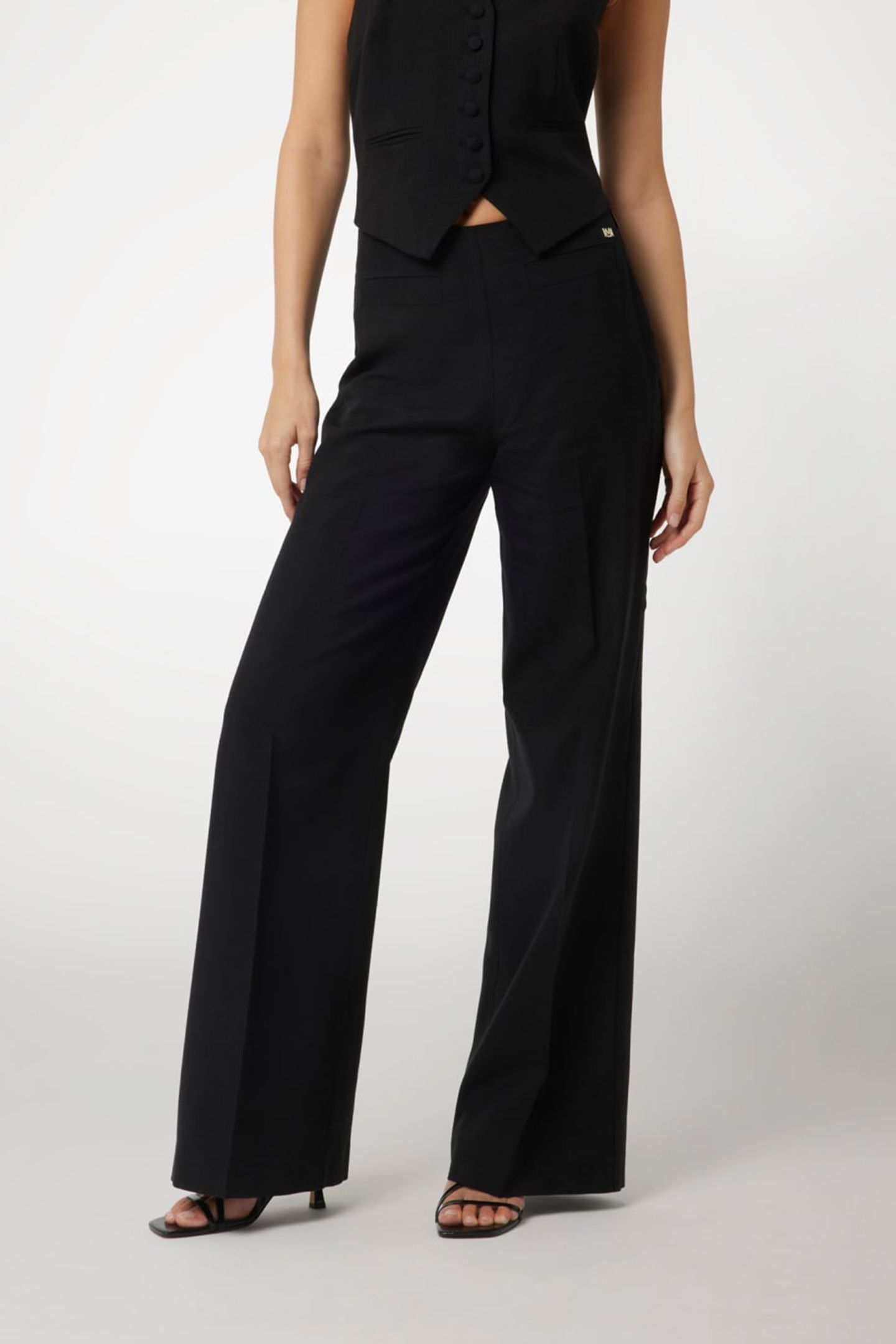 MARCIANO BY GUESS DANIELLE PANT JET BLACK 1