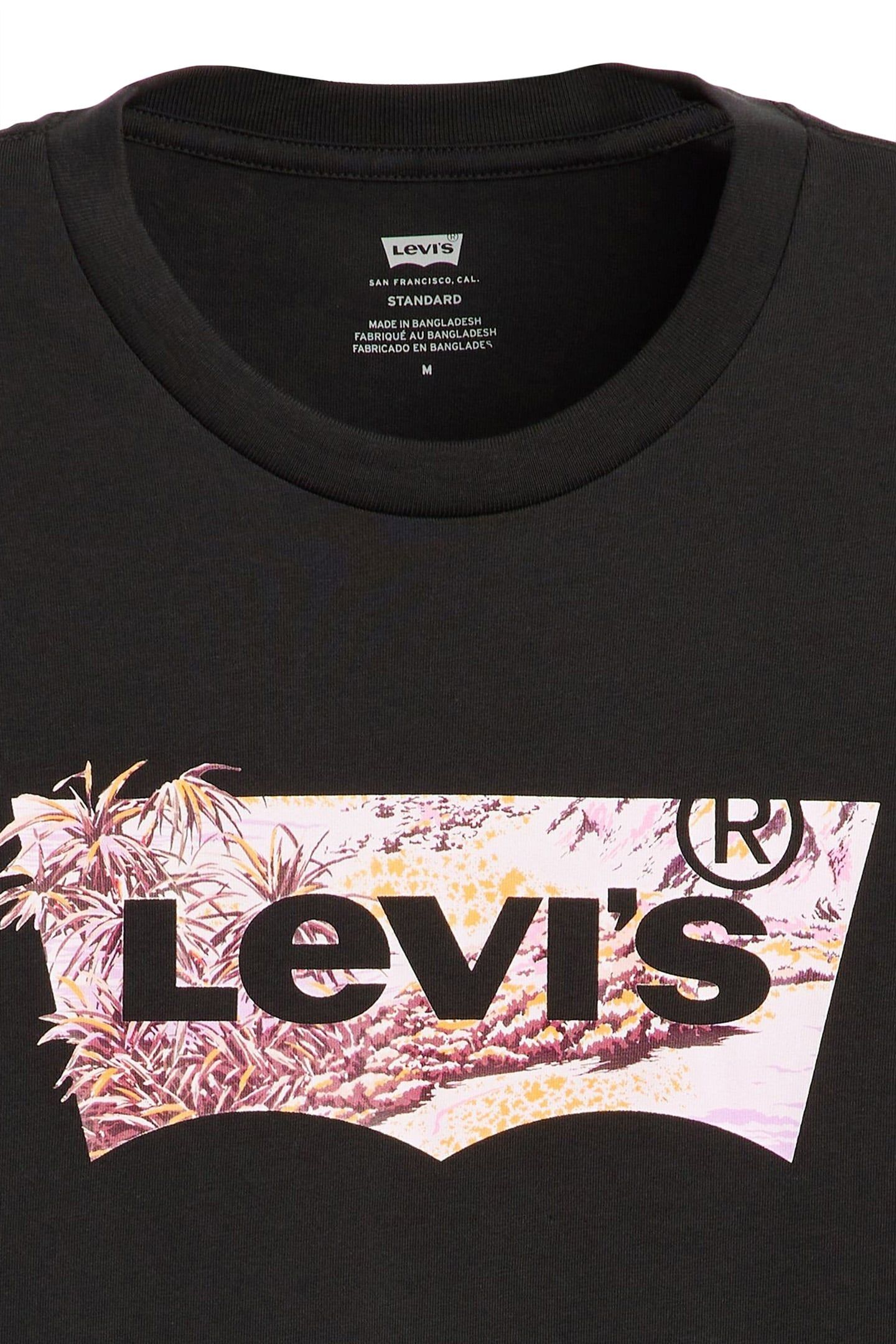 GRAPHIC CREWNECK TEE TROPICAL BATWING CAVIAR 6