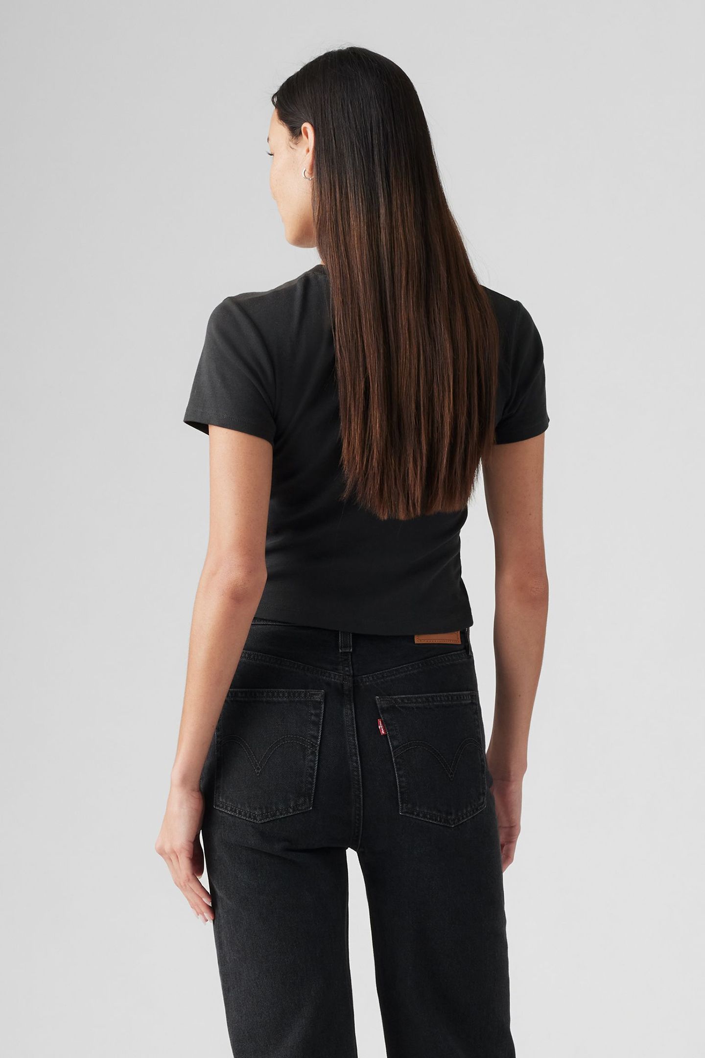 GR ESSENTIAL SPORTY TEE MINI FLAG BLACK 2