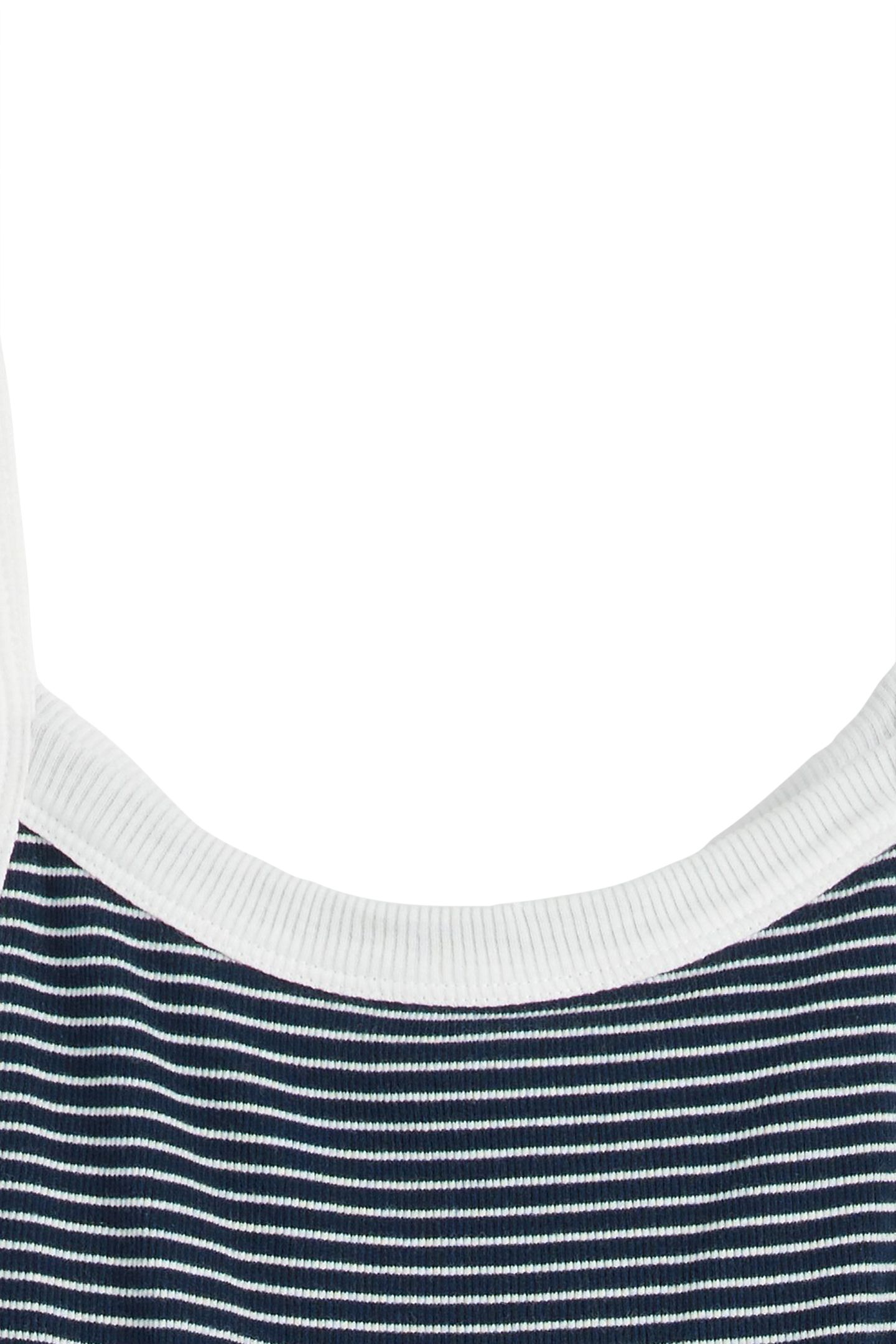ESSENTIAL SPORTY RIB TNK ANNALISE STRIPE 6