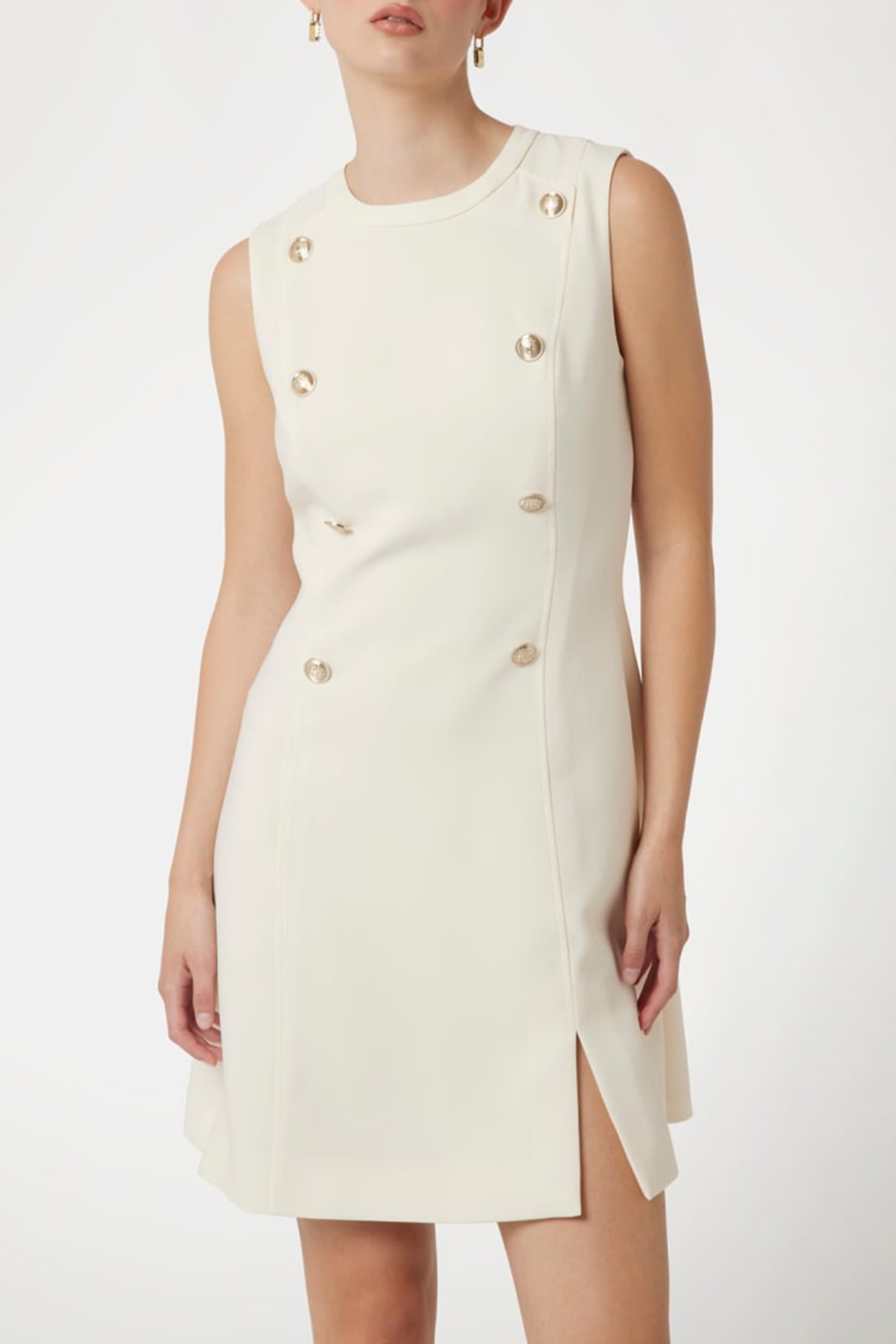 MARCIANO BY GUESS LEILA DRESS EGGSHELL ECRU 1