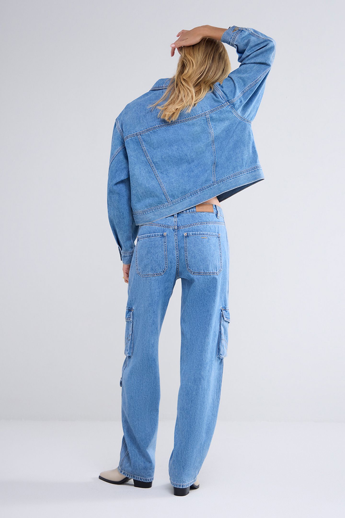 CARGO JEANS BAGGY COTTON JEANS DENIM 3