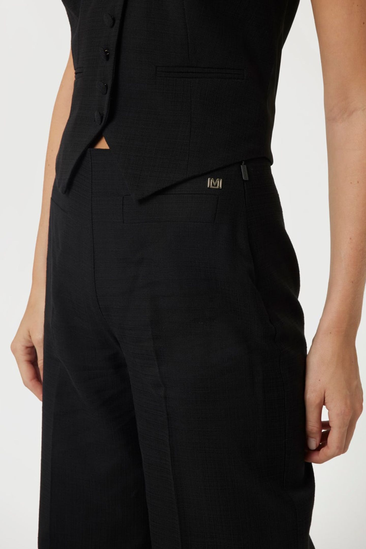 MARCIANO BY GUESS DANIELLE PANT JET BLACK 6
