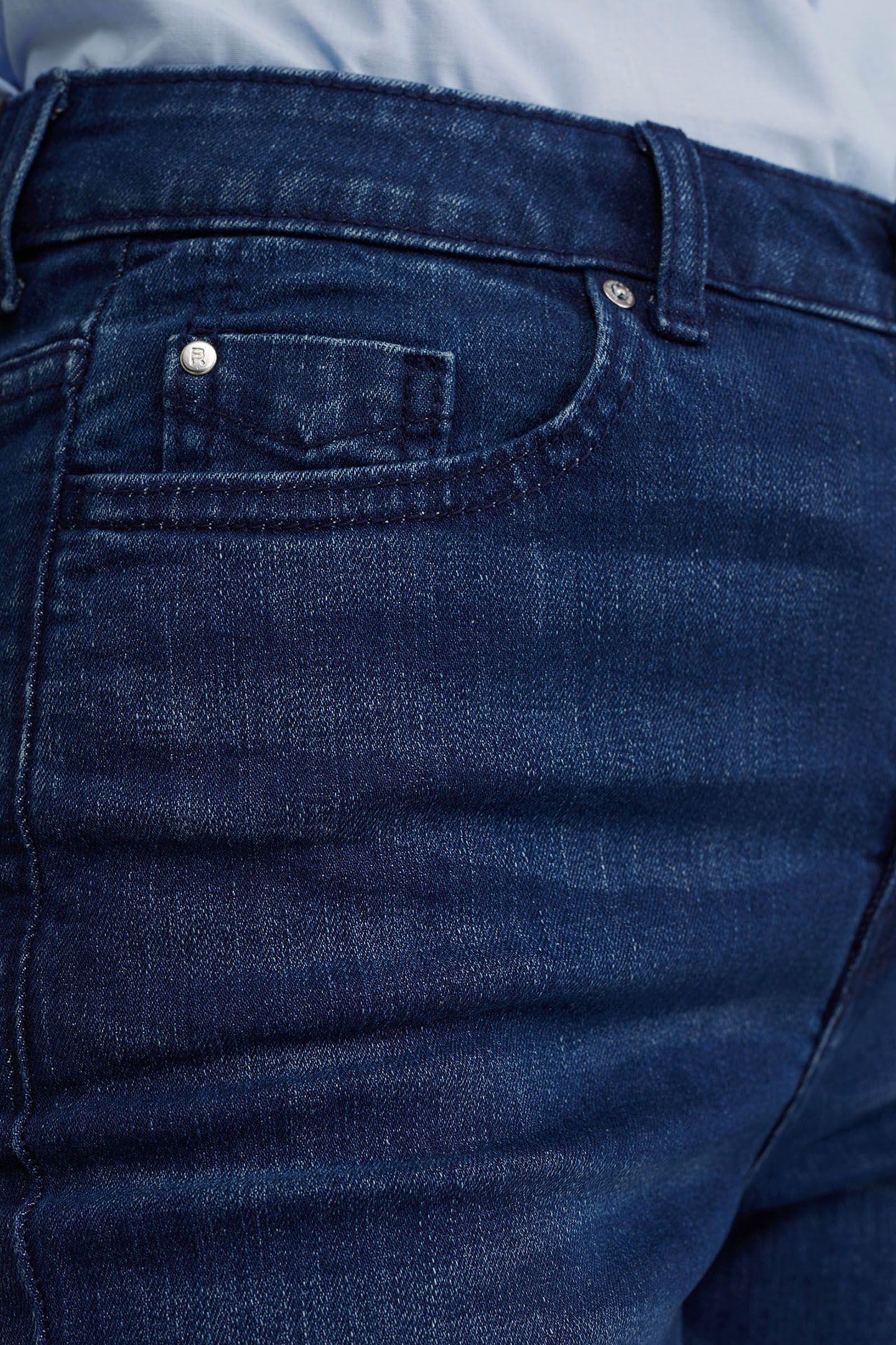 5-POCKET HIGH WAIST DARK BLUE 5