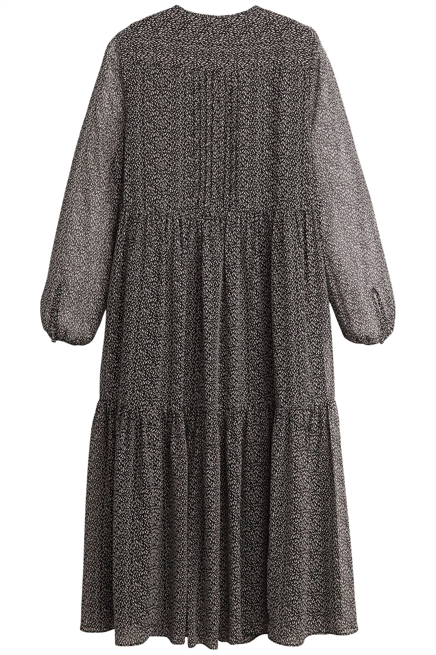 CIELO GEORGETTE DRESS LINO GEO CAVIAR 4