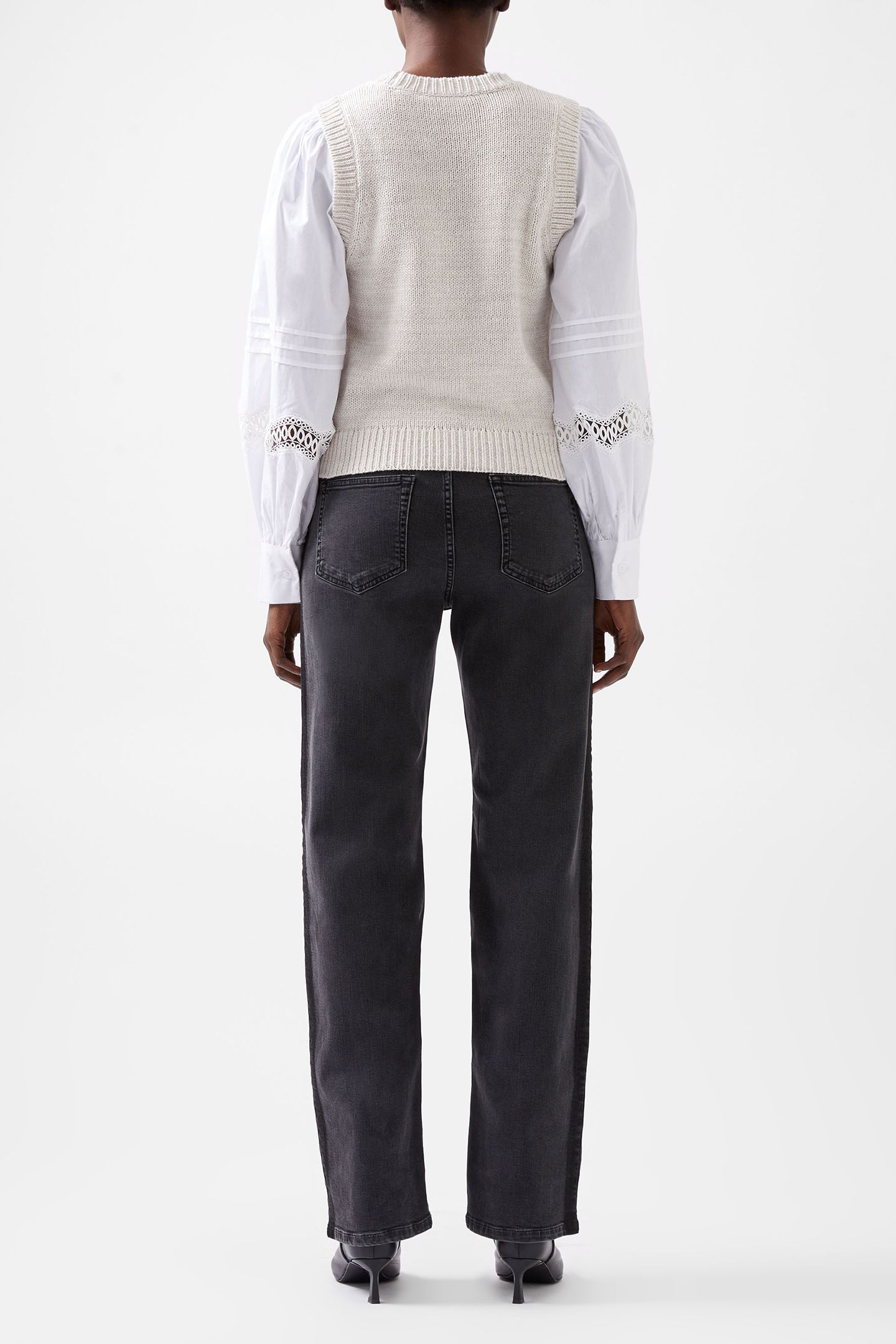 KLARA FLEC MIX JUMPER GREY OATMEAL MIX 2