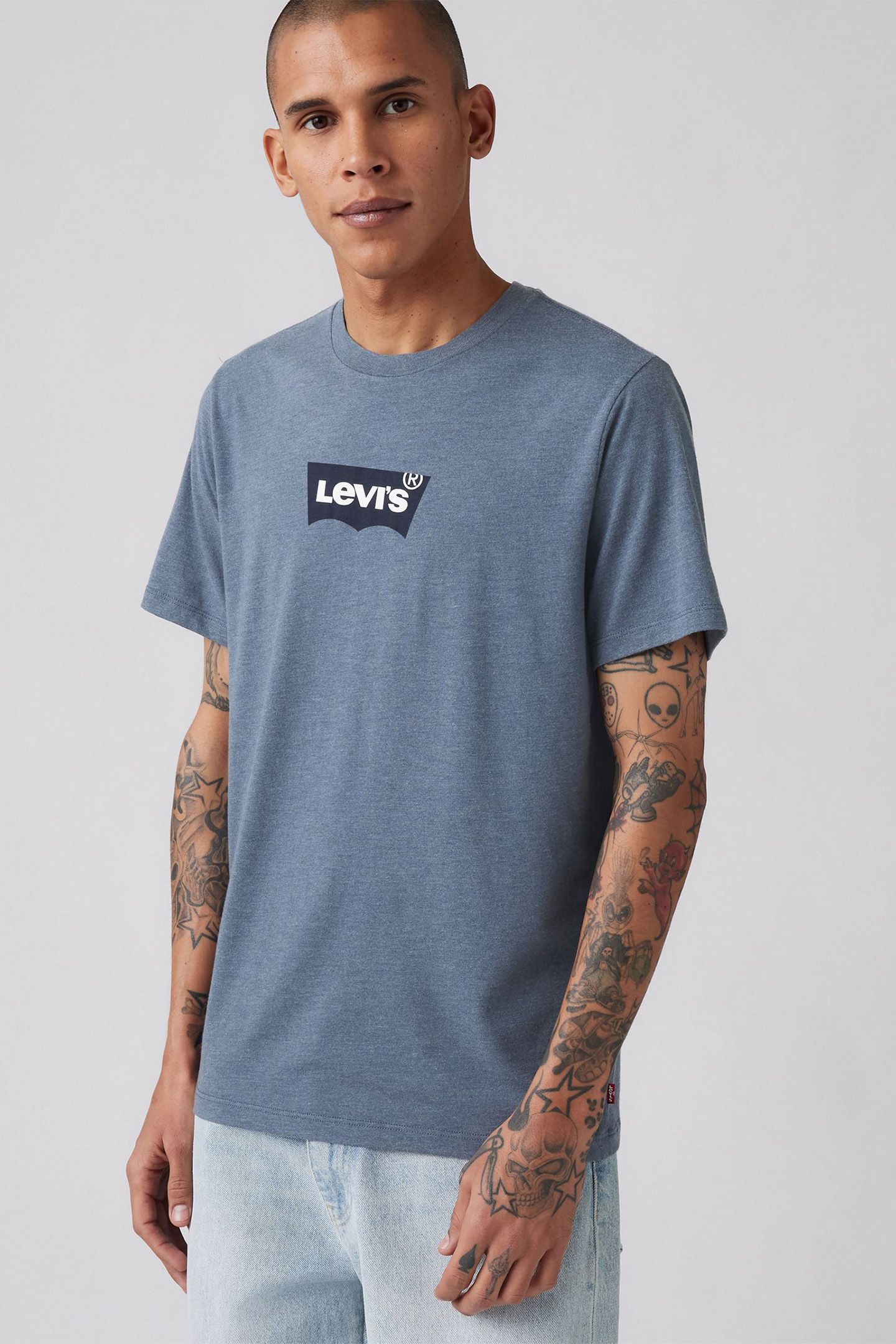 GRAPHIC CREWNECK TEE BATWING LOGO 5