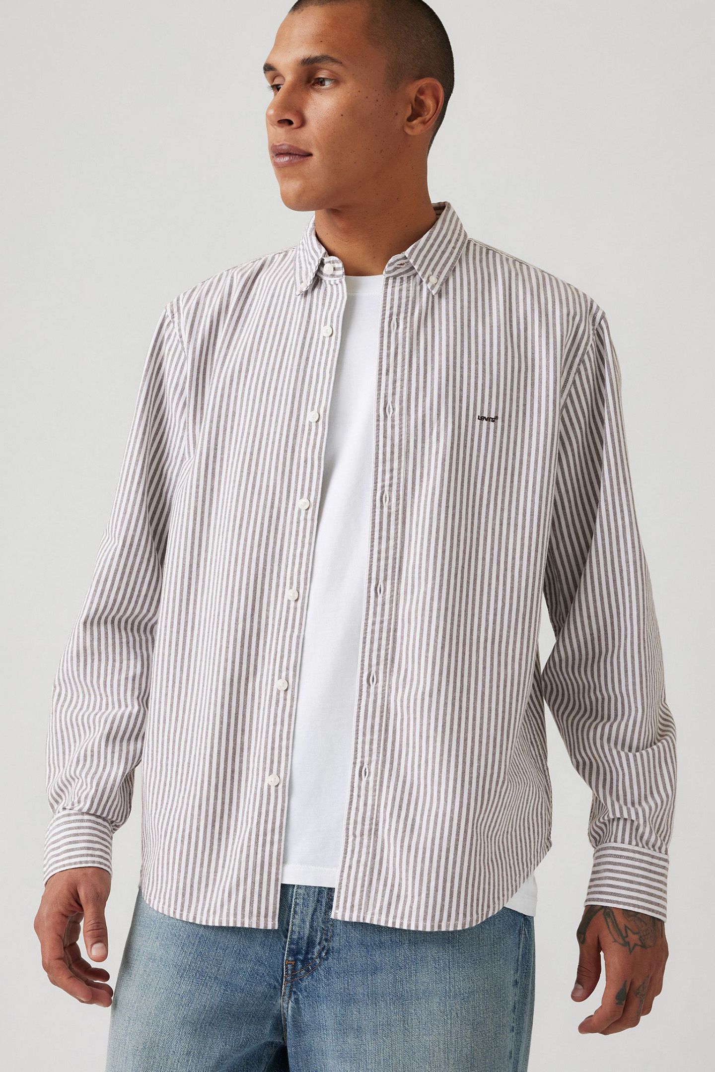 AUTHENTIC BUTTON DOWN WAYLON STRIPE 4
