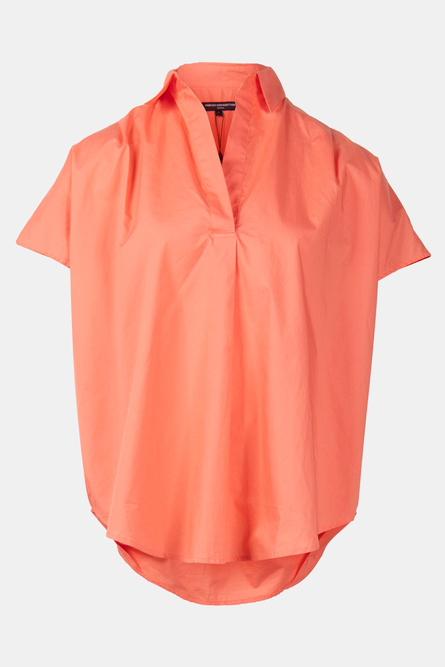 CELE RHODES POPLIN SLVLSS SHRT CORAL 4