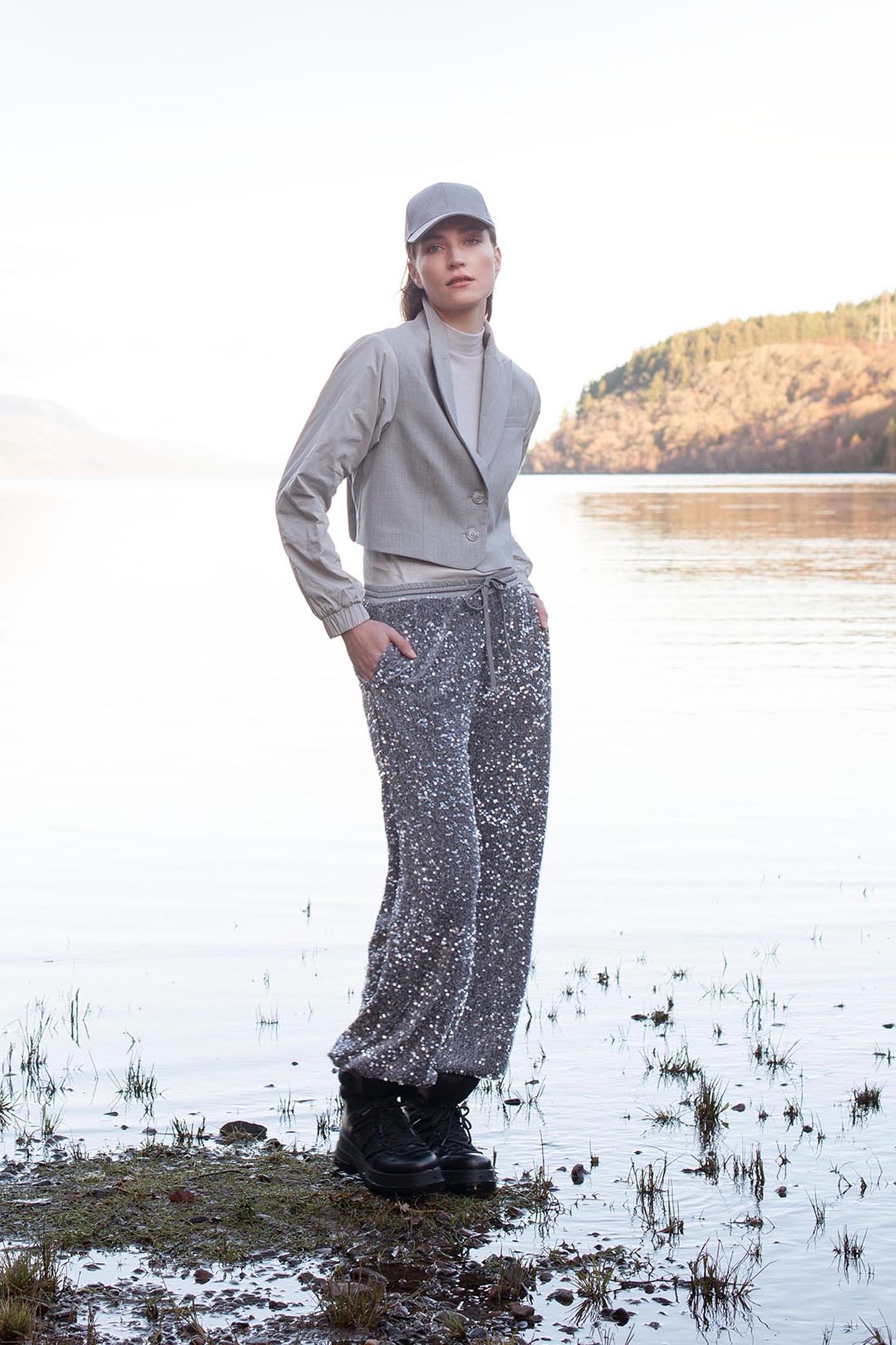 PANTS SEQUINS VELOURS CLOUD 6