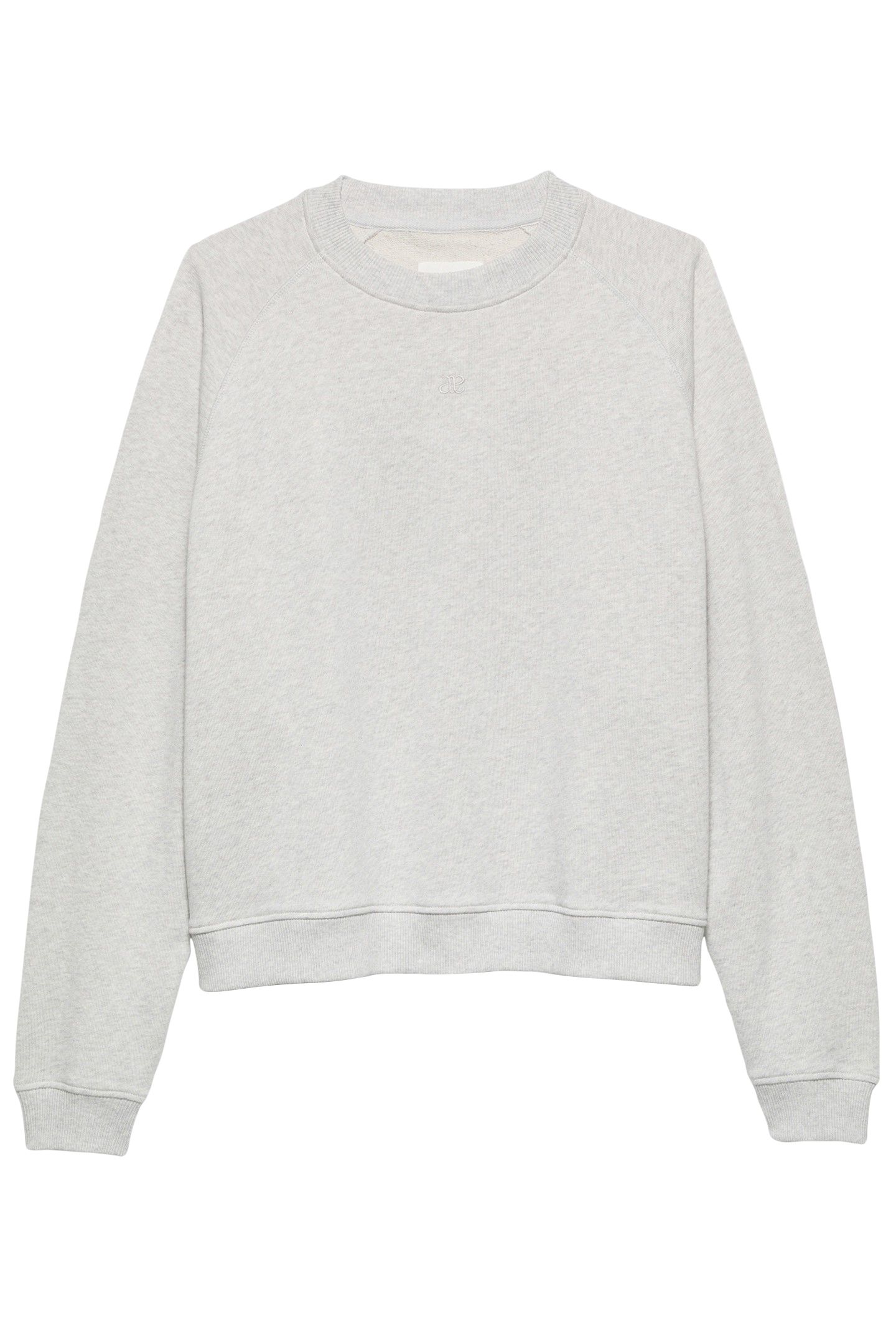 KORALIA LOGO SWEATER LIGHT GREY MELANGE 3