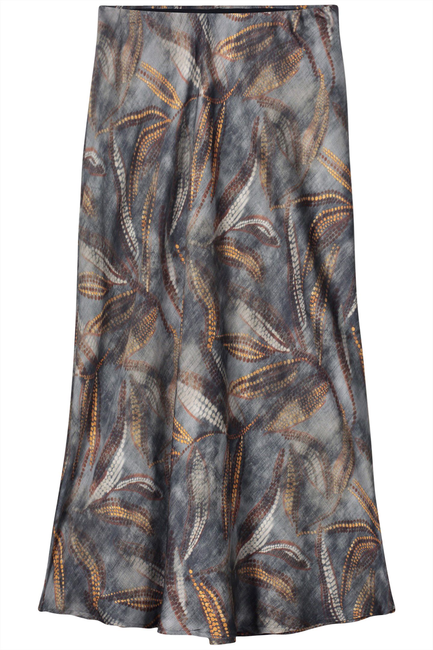 SKIRT DOTTED LEAFS CLOUD 4