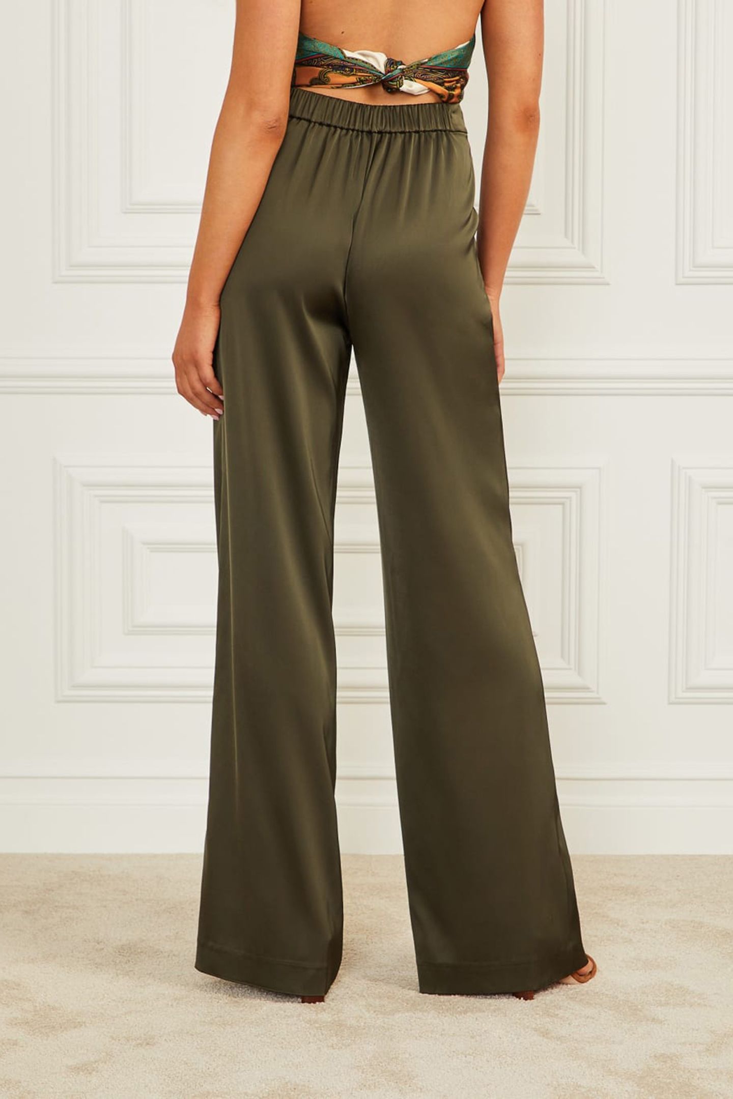 MARCIANO BY GUESS JOSETTE PANT OLIVE MORNING 2