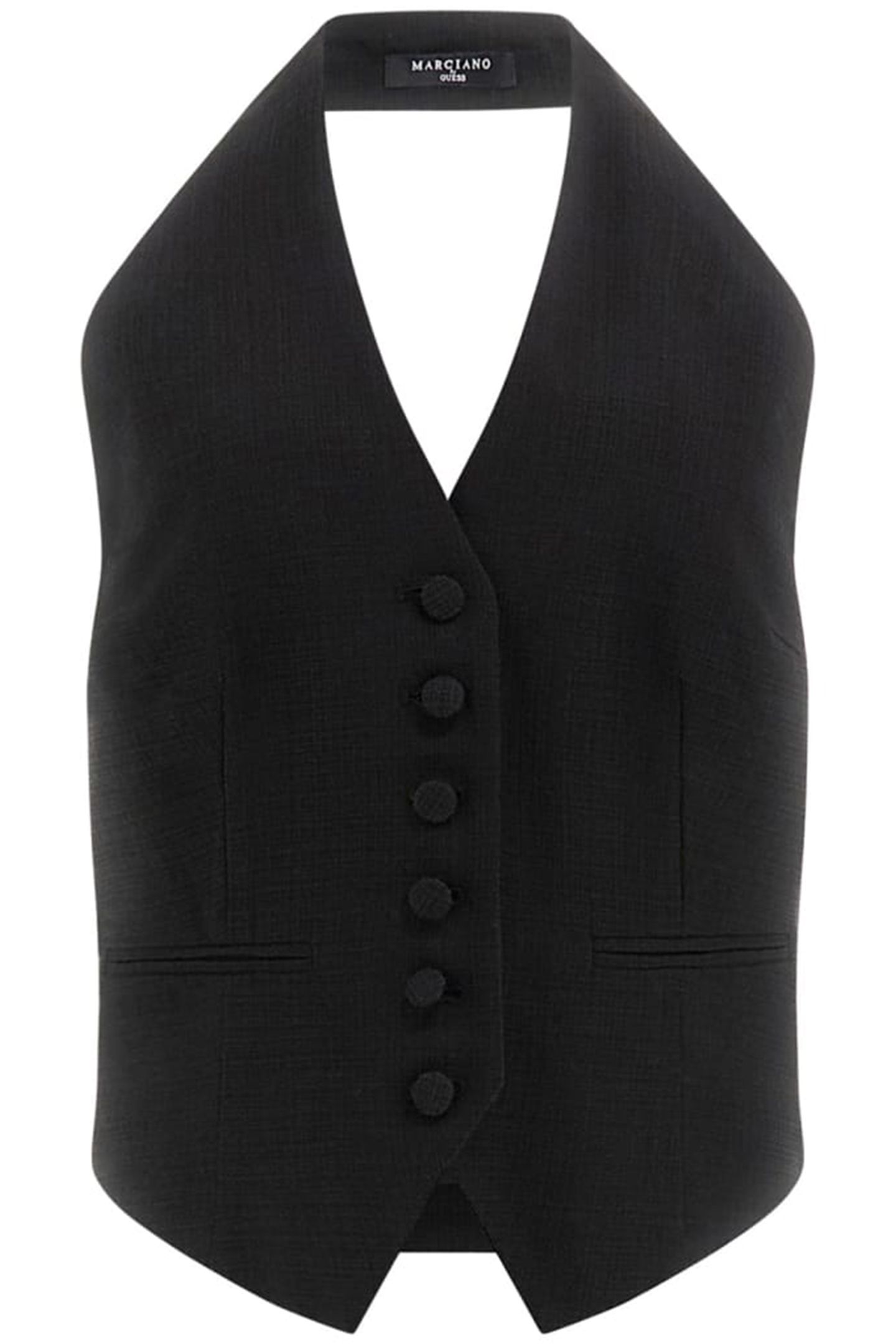 MARCIANO BY GUESS DANIELLE VEST JET BLACK 3