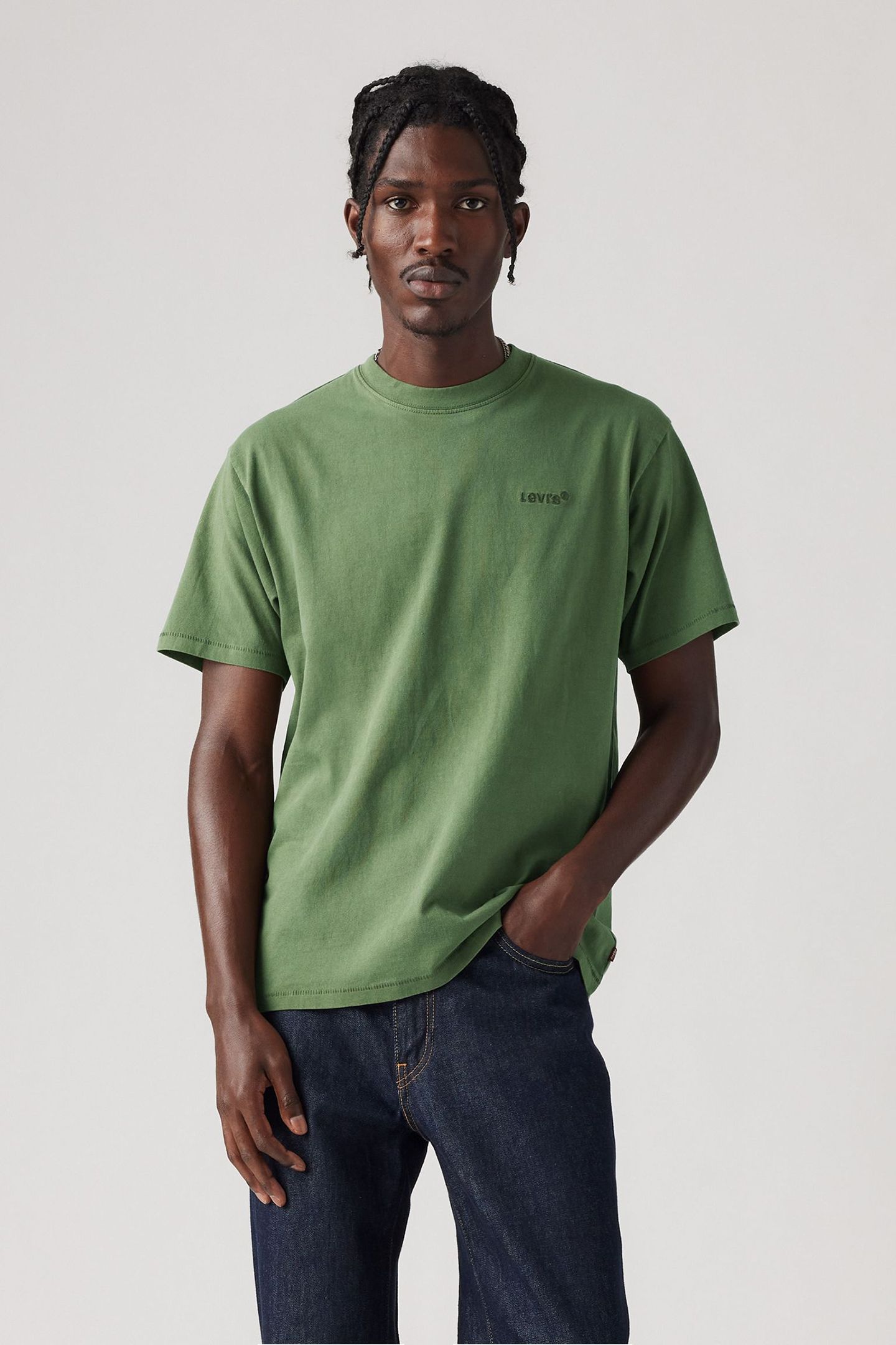 RED TAB VINTAGE TEE GARMENT DYE VINEYAND 1