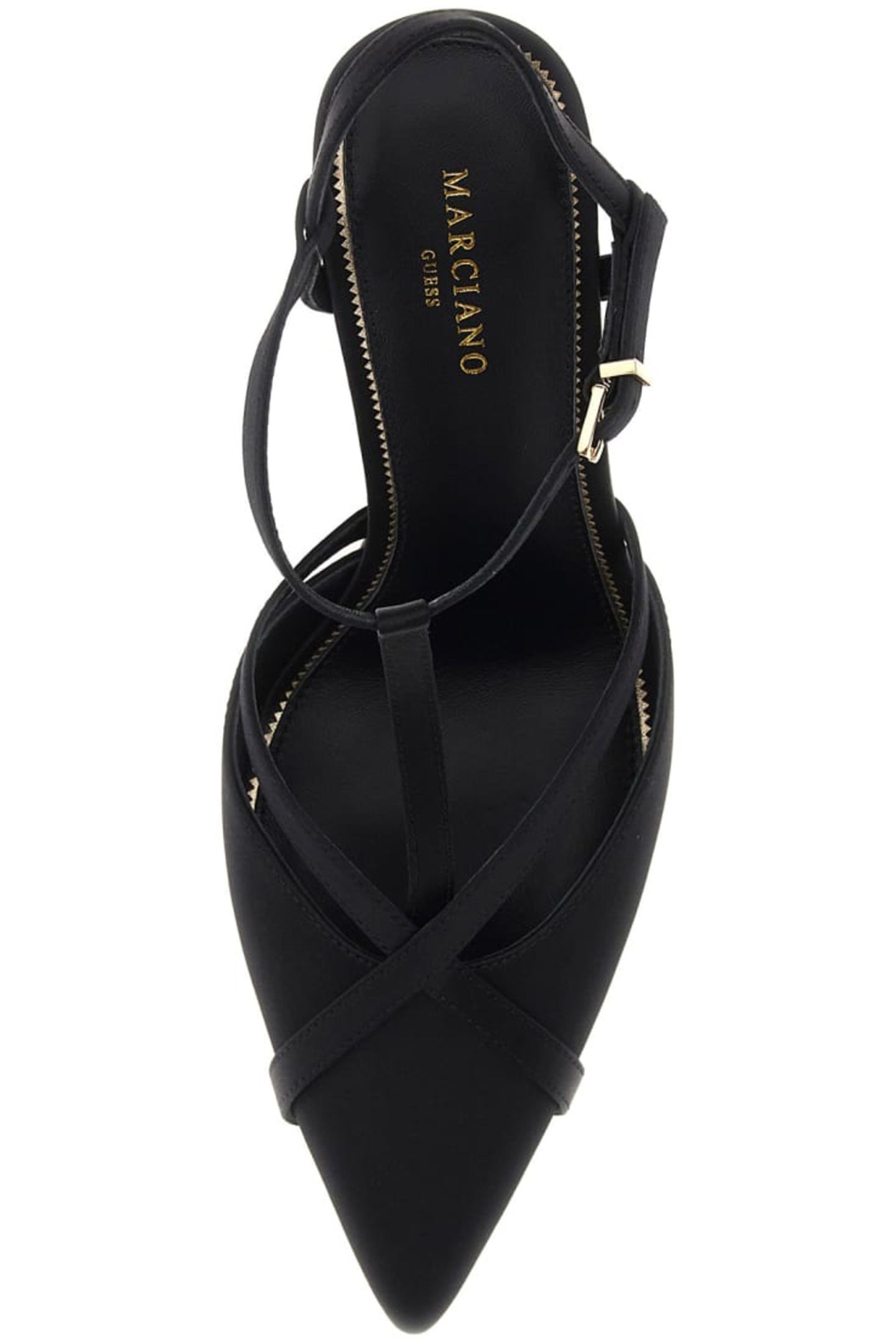 MARCIANO BY GUESS T STRAP PUMP JET BLACK 3