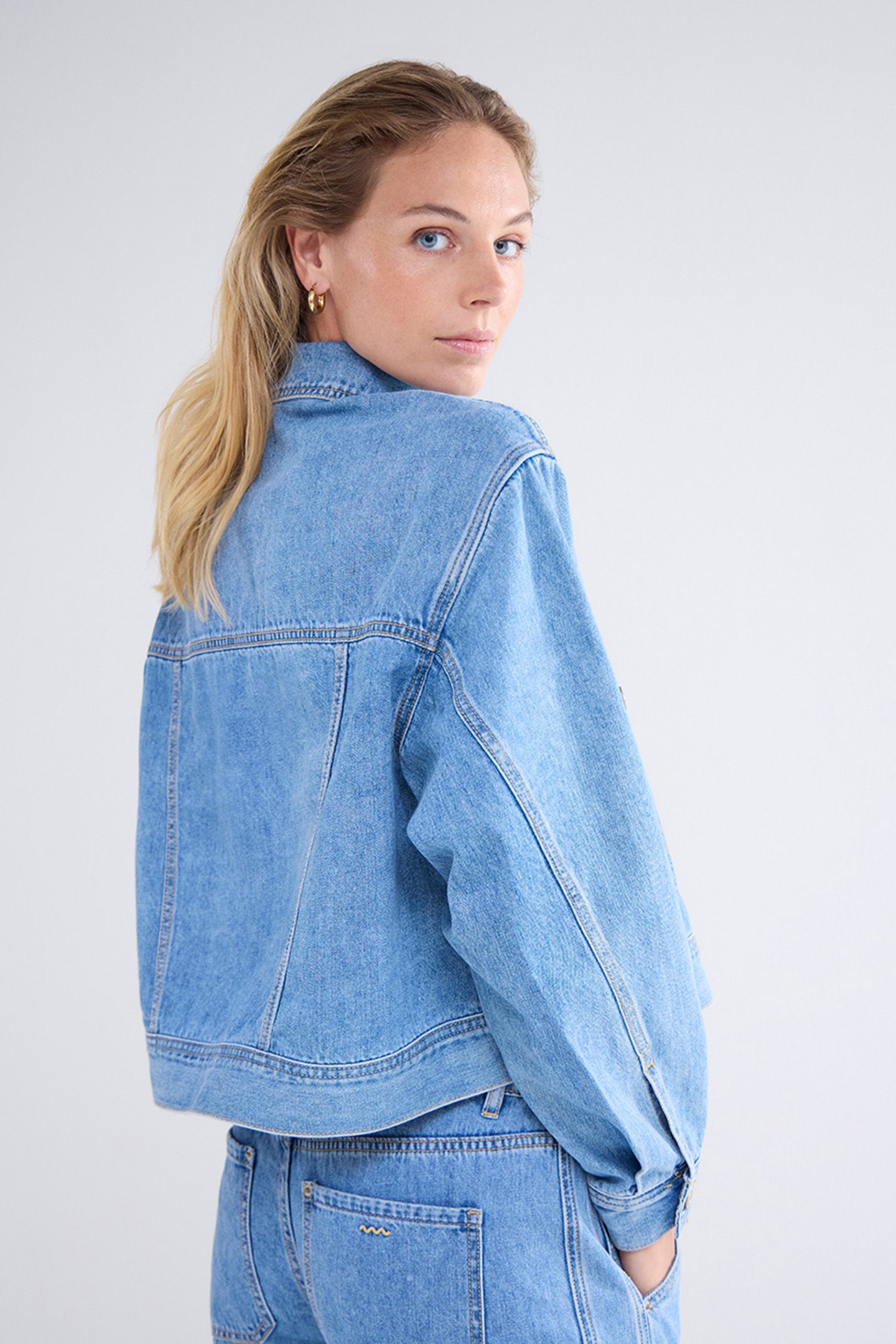 BOXY DENIM JACKET DENIM 5
