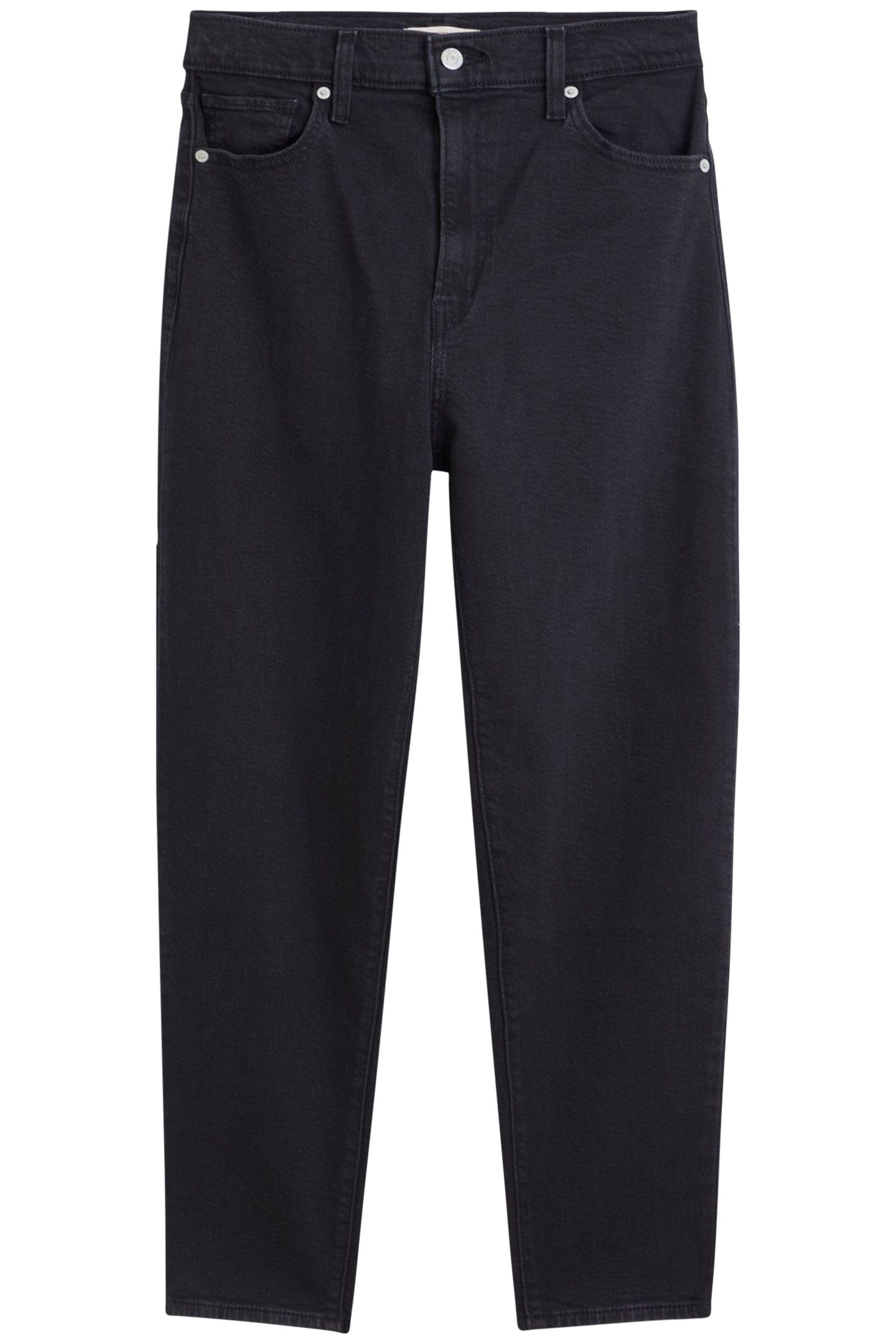 HIGH WAISTED MOM JEAN FLASH BLACK 4