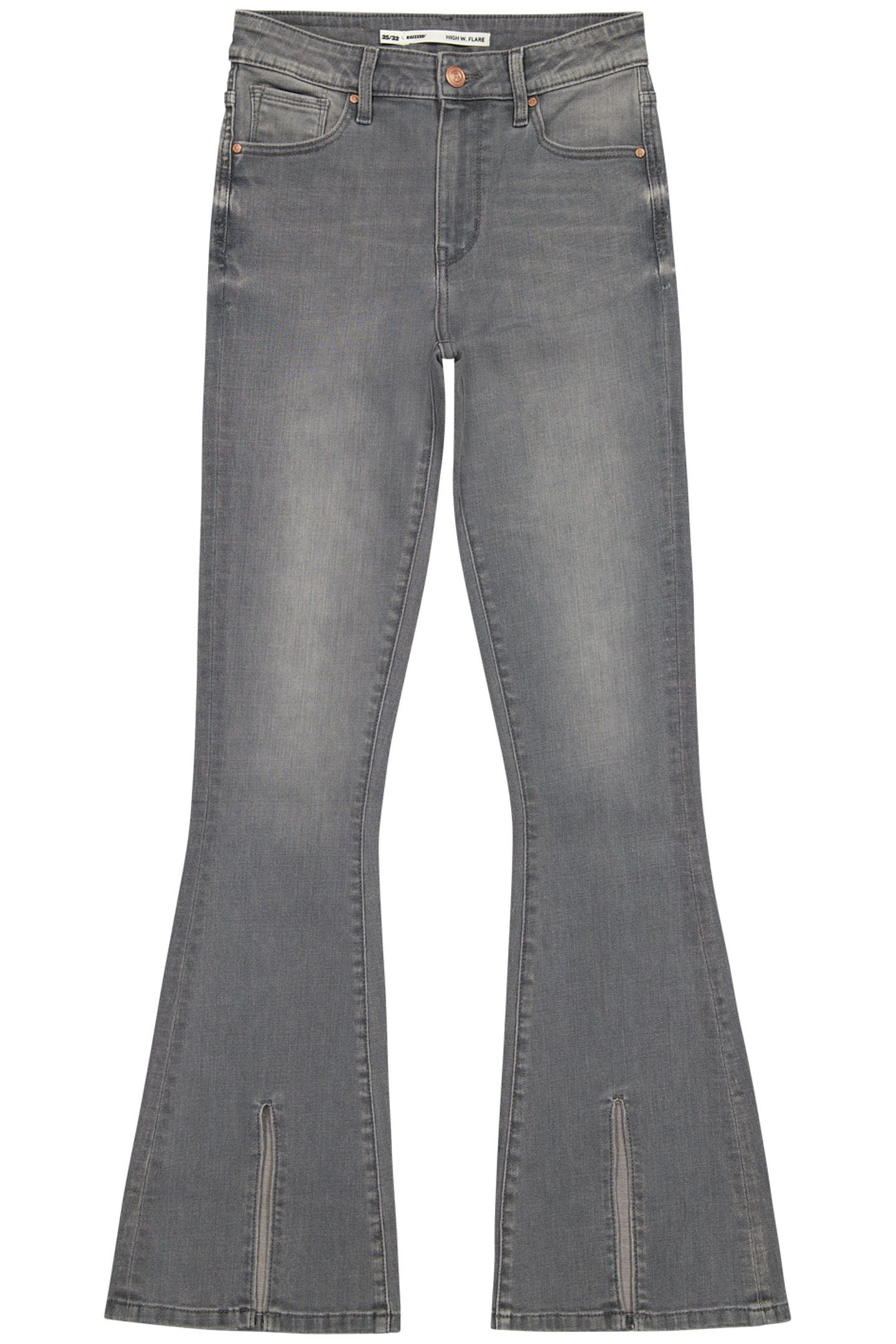 SUNRISE SPLIT JEANS MID GREY STONE 4